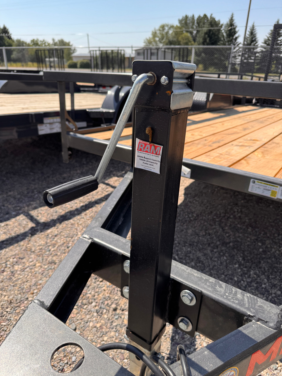 Maxx-D Trailers 2027 S3X 83"X14' Utility Trailer | Single Axle 2.99K, 4" Channel Frame, Tongue, Tube Rail, 1' Dovetail, 4' Rear Rampgate, Spare Tire Mount