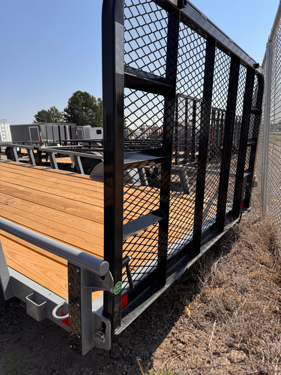 Raw Maxx Trailers 2026 UTX 83"X14' Utility Trailer | Single Axle 3.5K, 2" Round Tube Rail, 4' Rampgate, Black Diamond Plate Trim, Straight Deck