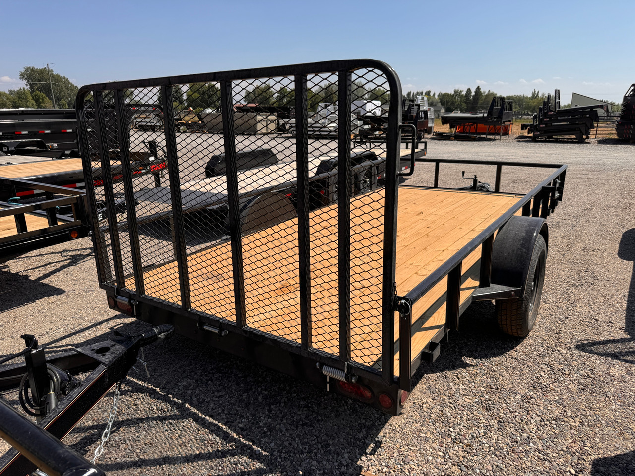 GR Trailers 2026 82"X14' Utility Trailer | Single Axle 2.99K, Pieptop Rails, Spring Assist Rampgate