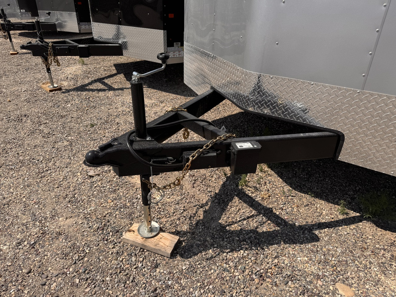 Charmac Trailers 2027 Atlas 100"X22' V-Nose Cargo Trailer | Tandem Axle 9.99K, 7' Tall, MD Tie-Downs, Spring Axles, Rear Ramp Door, Driver Side Access Door