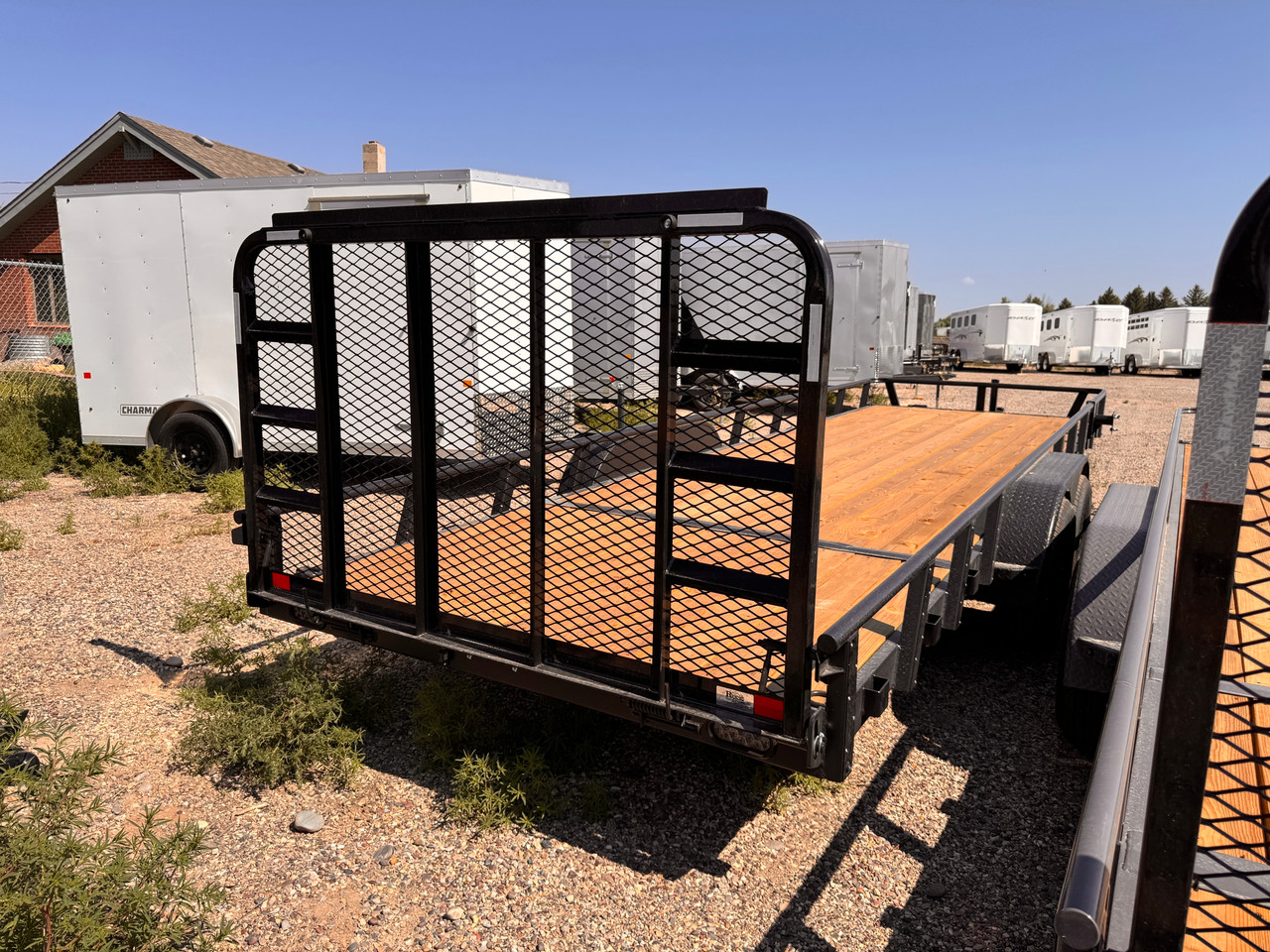 Raw Maxx Trailers 2026 UTX 83"X24' Utility Trailer | Tandem Axle 10K, HD Ramp Gate, Spare Tire Mount, Pipetop Rail, Steel Diamond Plate Fenders