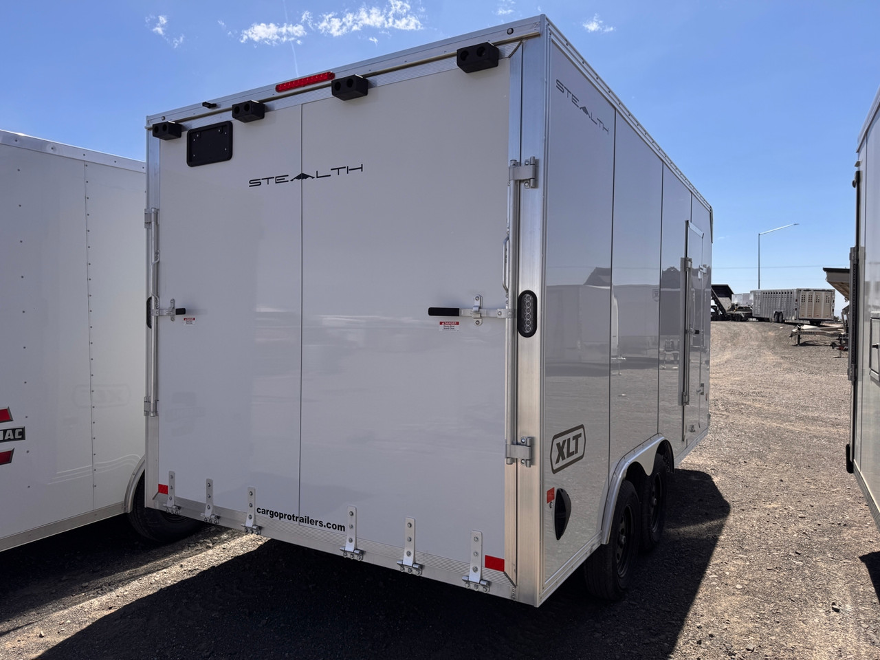 Alcom Trailers 2026 STEALTH 102"X16' Cargo Trailer | Tandem Axle 7K, Ramp Door, XLT Package