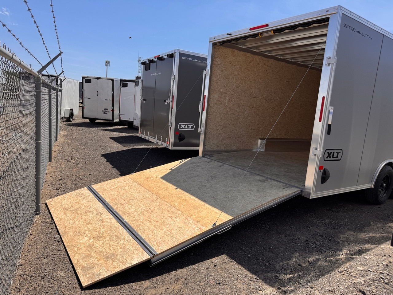 Alcom Trailers 2026 STEALTH 102"X20' V-Nose Cargo Trailer | Tandem Axle 10K, Ramp Door, XLT Package