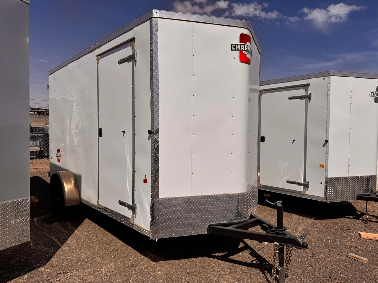 Charmac Trailers 2024 ATLAS 72"X12' V-Nose Cargo Trailer | Single Axle 2.99K, Aluminum Body, Barn Doors