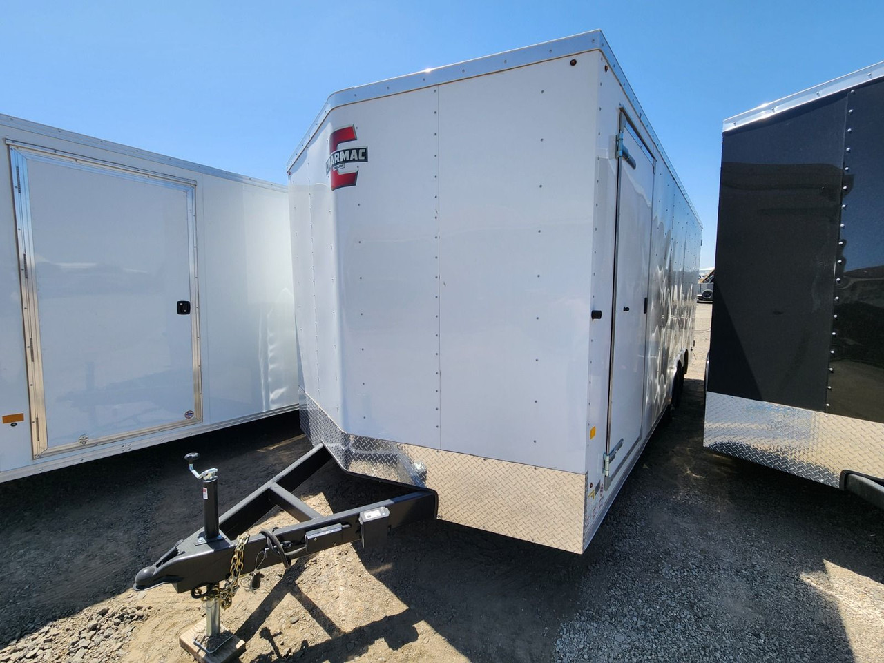 Charmac Trailers 2025 ATLAS 100"X20' Cargo Trailer | Tandem Axle 10K, 7 Tall, Rear Barn Doors, Access Door