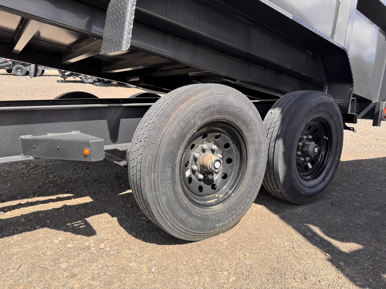 Diamond C Trailers 2025 BASELINE HDU208 82"X16' Telescopic Dump Trailer | Tandem Axle 16K, 32" Sides With Boards, 10K Jack