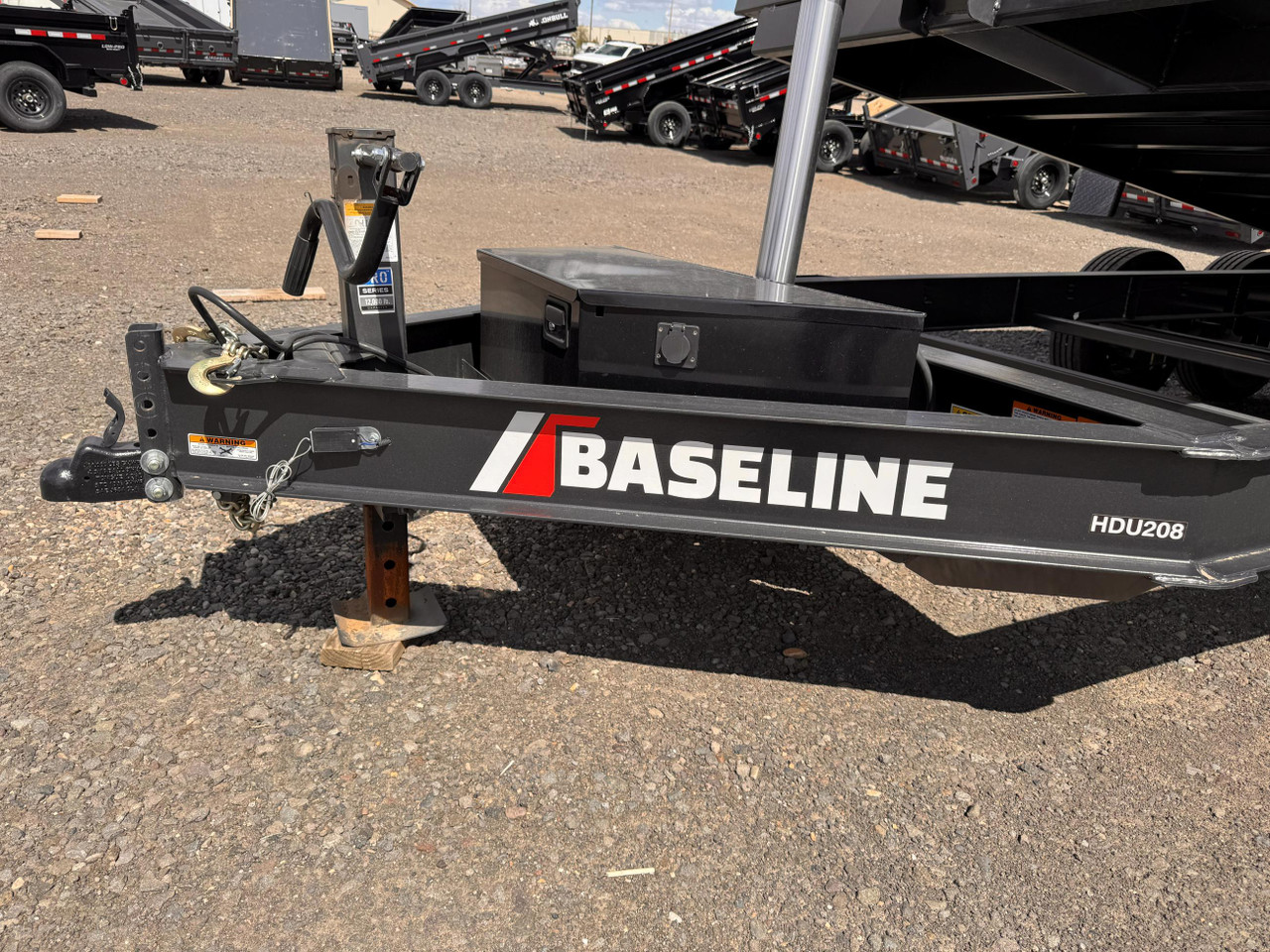 Diamond C Trailers 2025 BASELINE HDU208 82"X16' Telescopic Dump Trailer | Tandem Axle 16K, 32" Sides With Boards, 10K Jack
