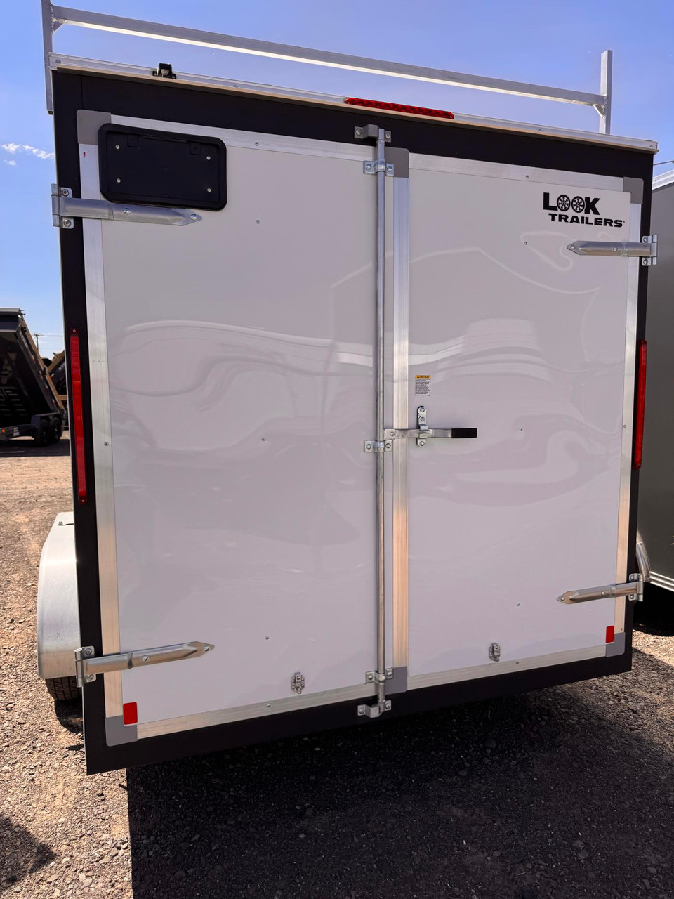 Look Trailers 2026 ST DLX 84"X16' V-Nose Cargo Trailer | Tandem Axle 7K, 6'6" Tall, Double Rear Barn Doors, Ladder Rack