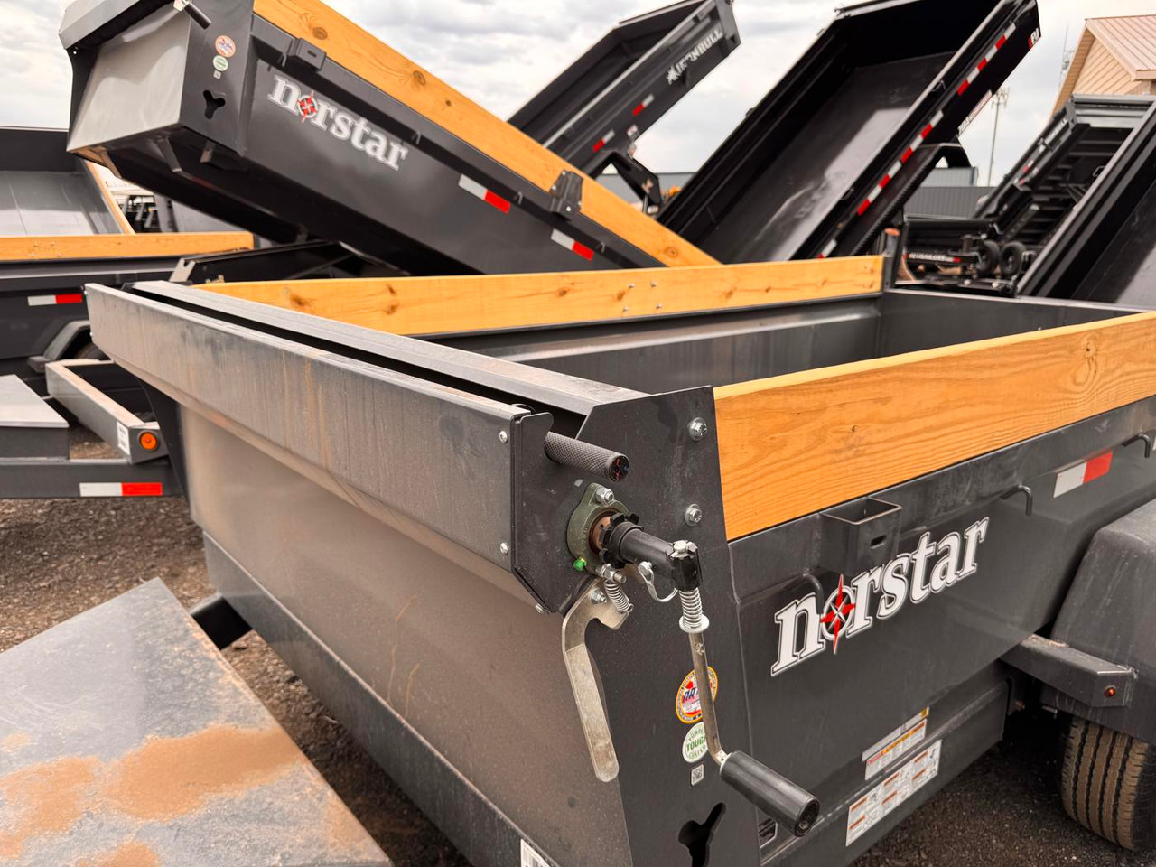 Norstar Trailers 2026 DCB 72"X12' Scissor Dump Trailer | Tandem Axle 9.99K, Power Up Down, Slide In Ramps