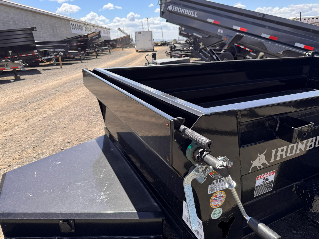 Iron Bull Trailers 2026 DTB 60"X10' Scissor Dump Trailer | Tandem Axle 10K, Tarp Kit
