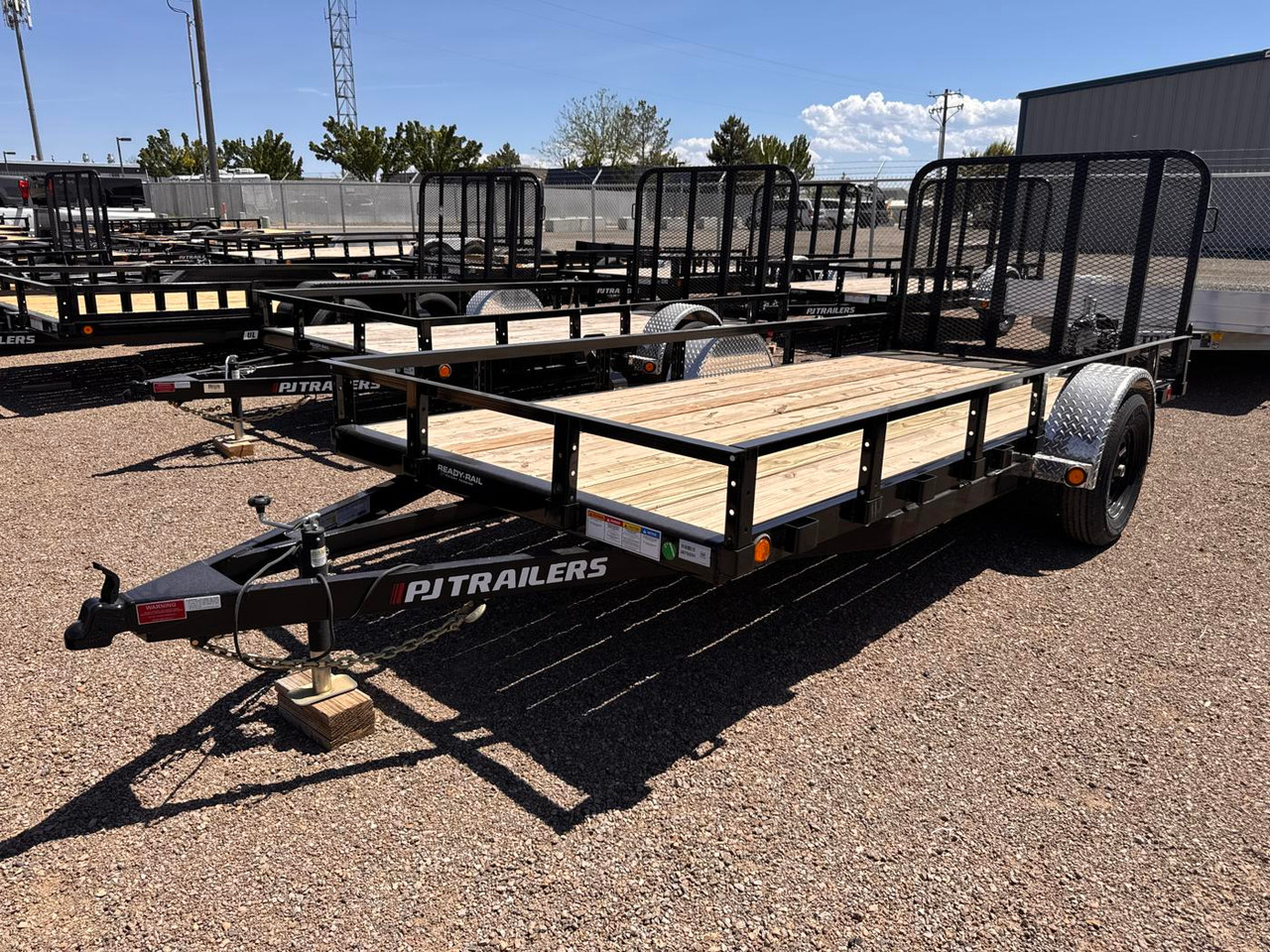 P.J. Trailers 2026 U2 72"X14' Utility Trailer | Single Axle 2.995K, Rampgate