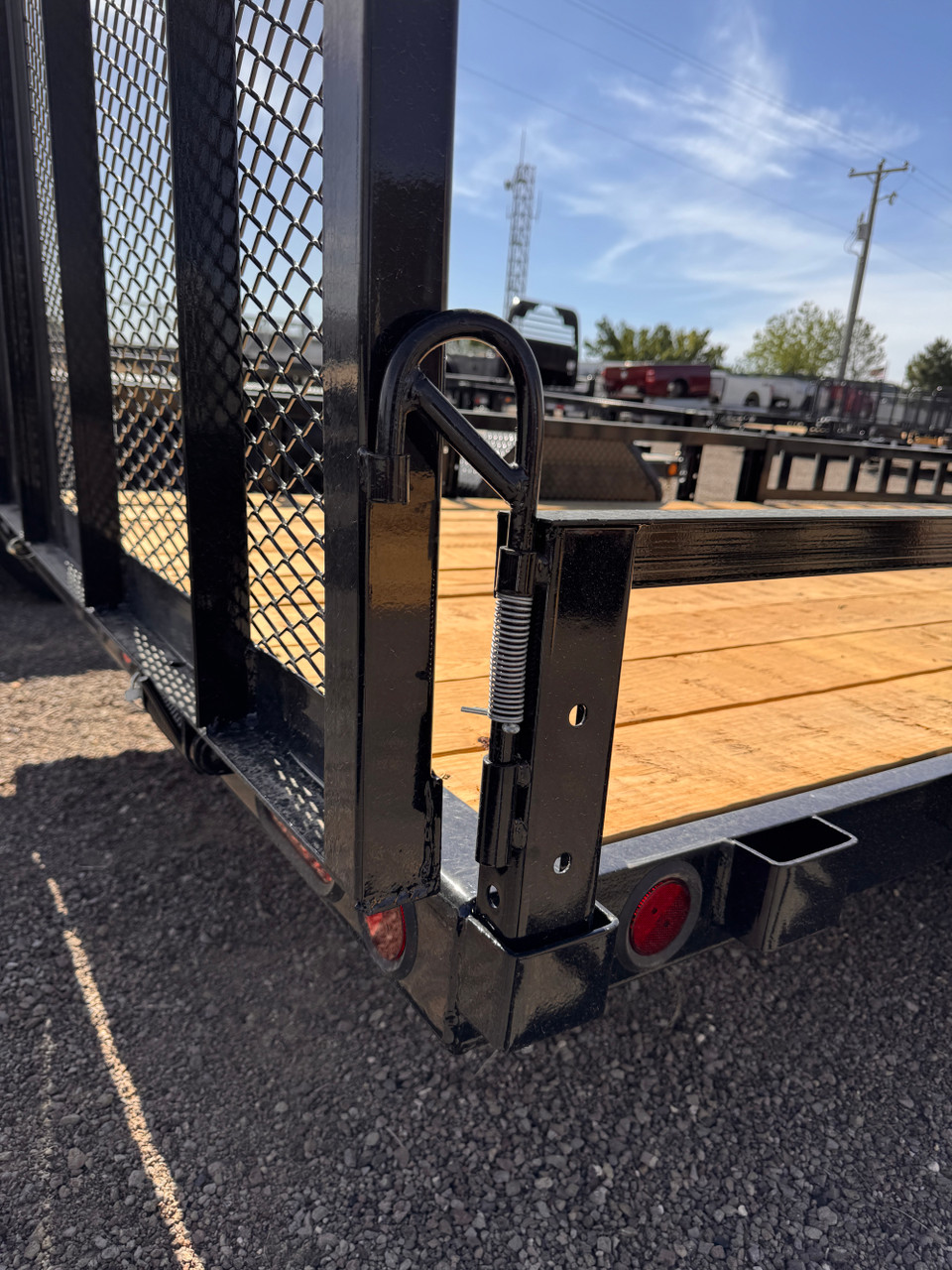 P.J. Trailers 2026 U7 77"X14' Utility Trailer | Single Axle 2.995K, ATV Side Ramps, Steel Diamond Plate Fenders 4" Spring Assisted Rar Rampgate