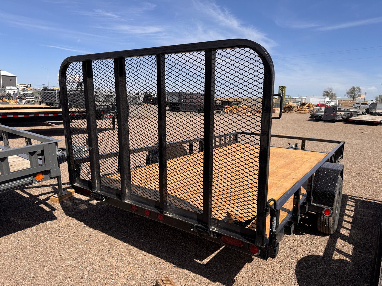 P.J. Trailers 2026 U8 83"X14' Utility Trailer | Single Axle 3.5K, ATV Side Ramps, Steel Diamond Plate Fenders 4" Spring Assisted Rar Rampgate