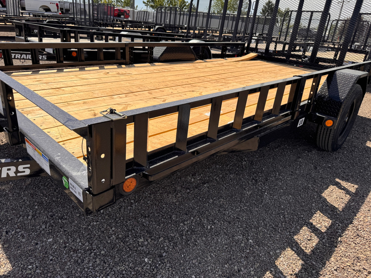 P.J. Trailers 2026 U8 83"X14' Utility Trailer | Single Axle 3.5K, ATV Side Ramps, Steel Diamond Plate Fenders 4" Spring Assisted Rar Rampgate