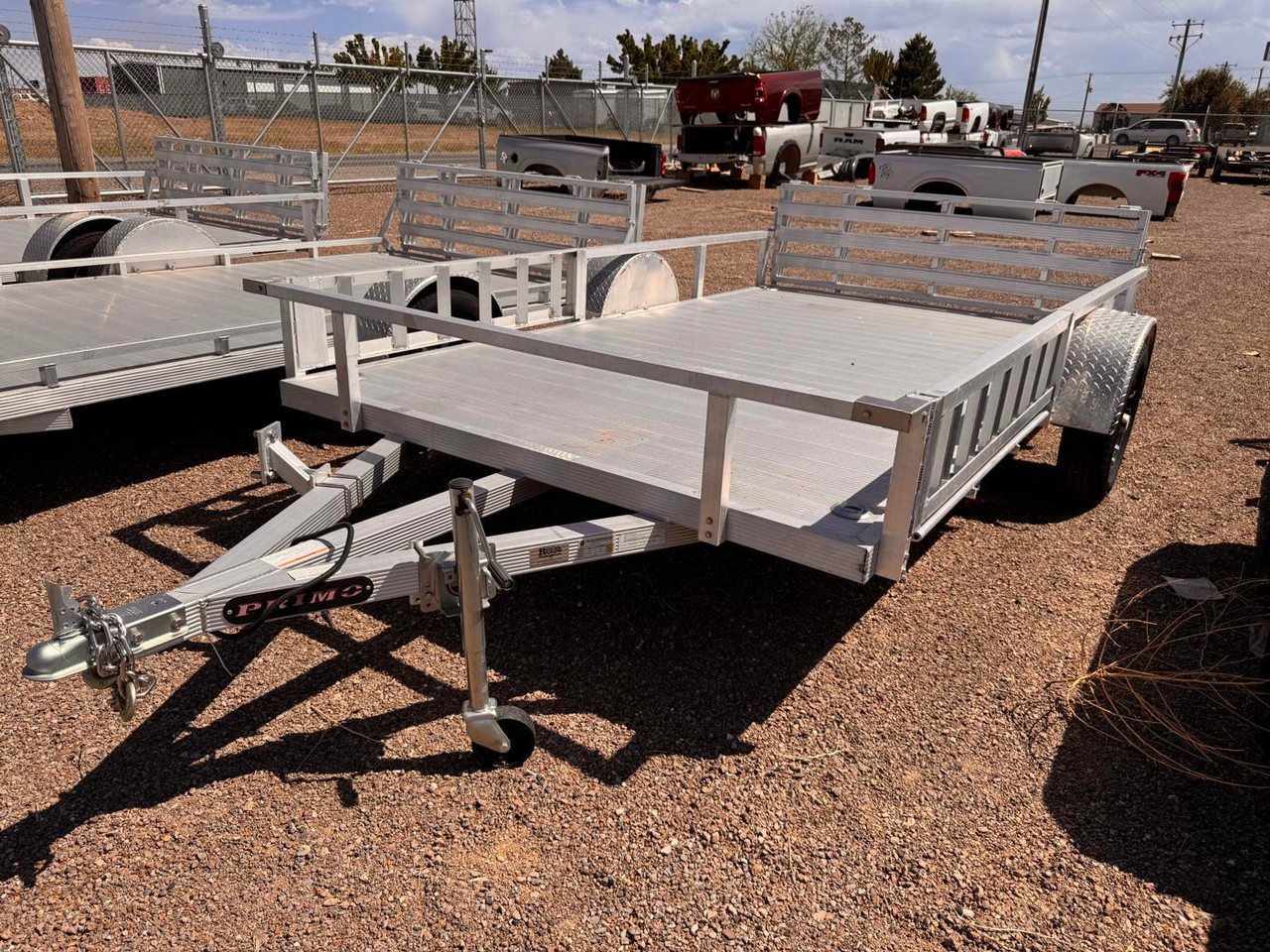 Primo Trailers 2023 82"X12' Utility Trailer | Single Axle 2.99K, Bi-Fold Rear Ramp, ATV Side Ramps