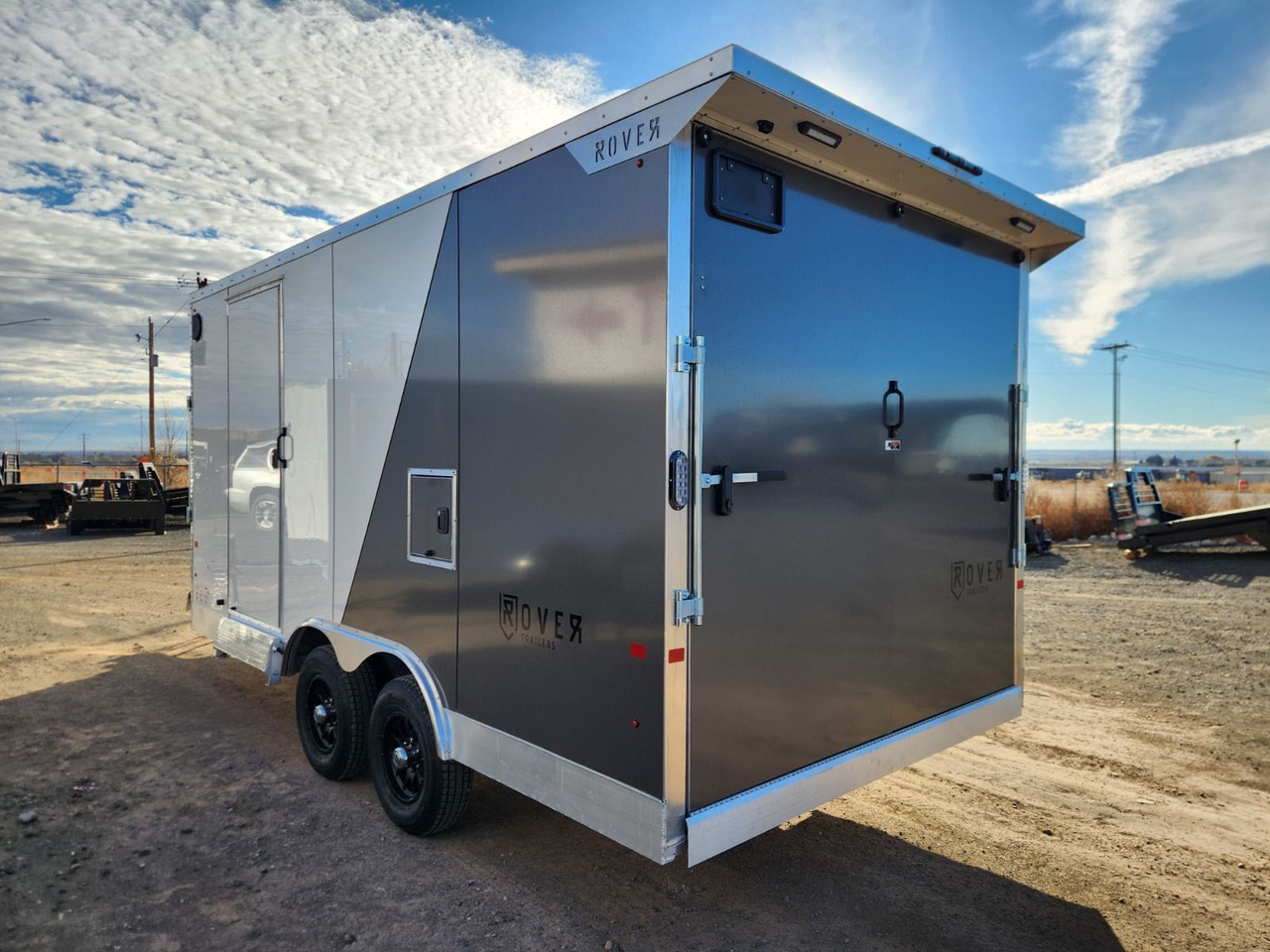 Rover Trailers 2026 ALL SPORT 22' Powersport Trailer | Tandem Axle 10K, Front/Rear Ramp, Heated, Rubber Diamond Plate Flooring
