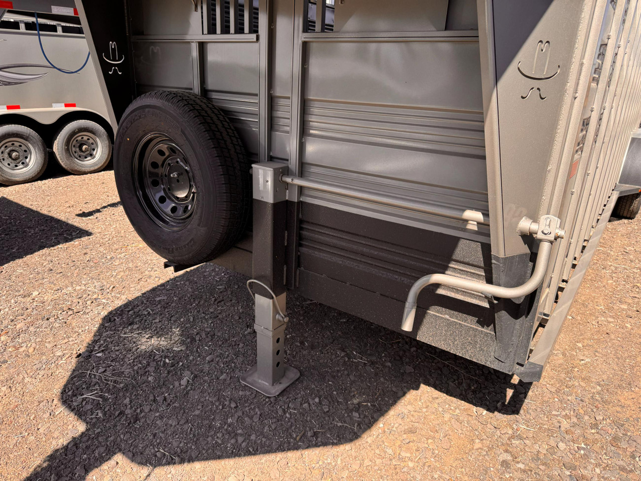Titan Trailers 2026 STANDARD 80"X24' Stock Trailer | Tandem Axle 14K, Track Storage, 54" Rear Escape Door