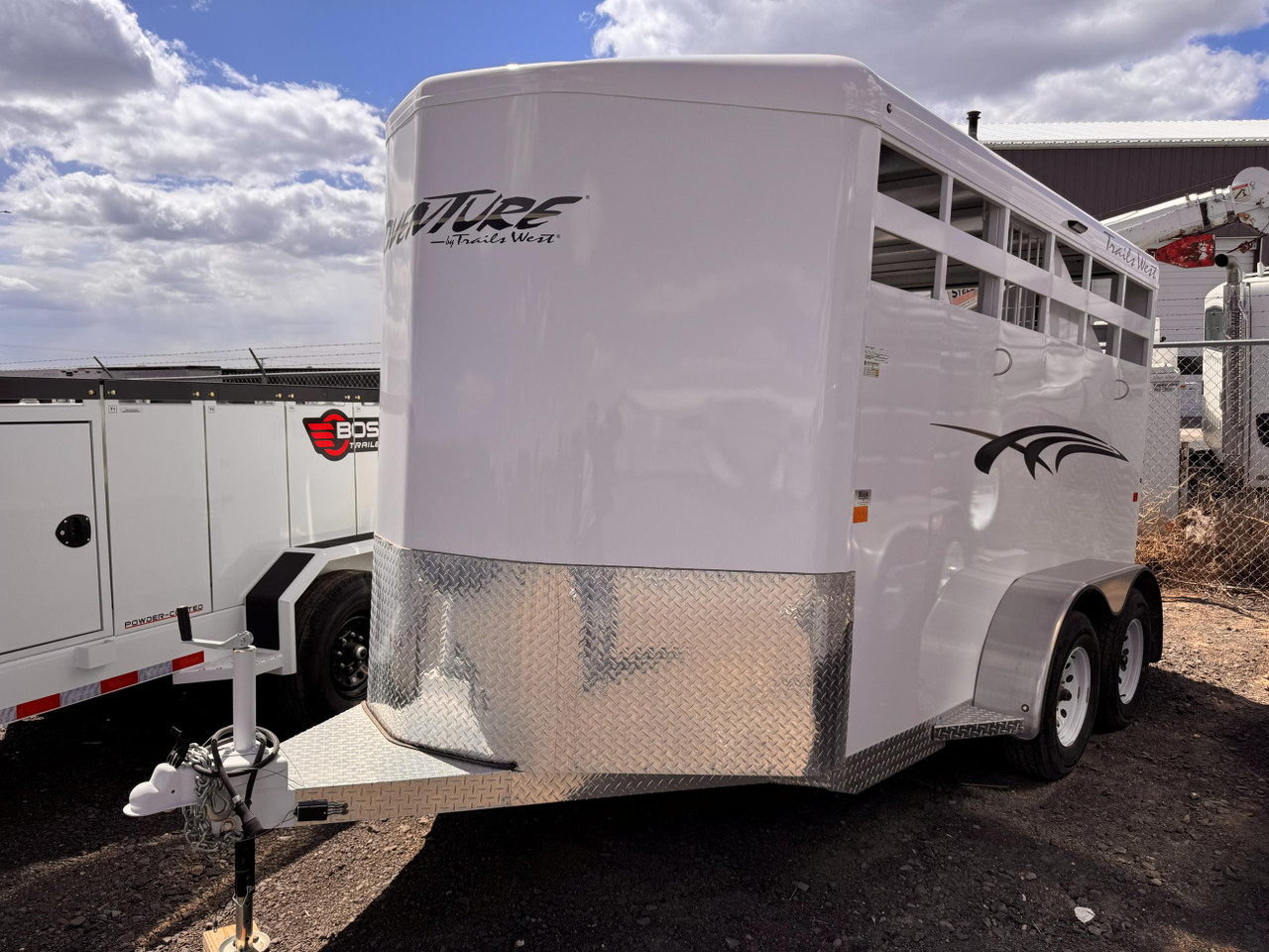 Trails West Trailers 2024 ADVENTURE II 81"X14' Horse Trailer | Tandem Axle 8K, 2-Horse, Highside Convenience Package