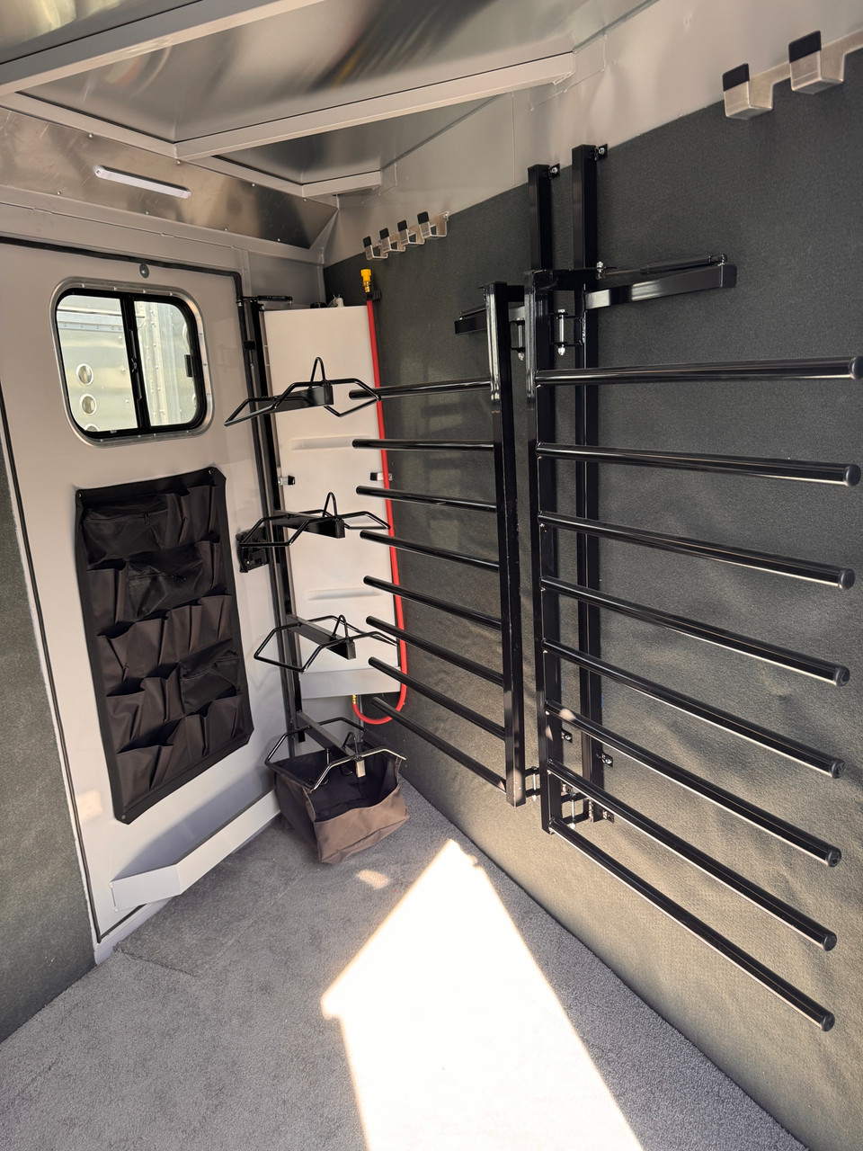 Trails West Trailers 2025 SANTA FE 24' Stock Combo Trailer | Tandem Axle 14K, Super Tack Room, Convenience Package