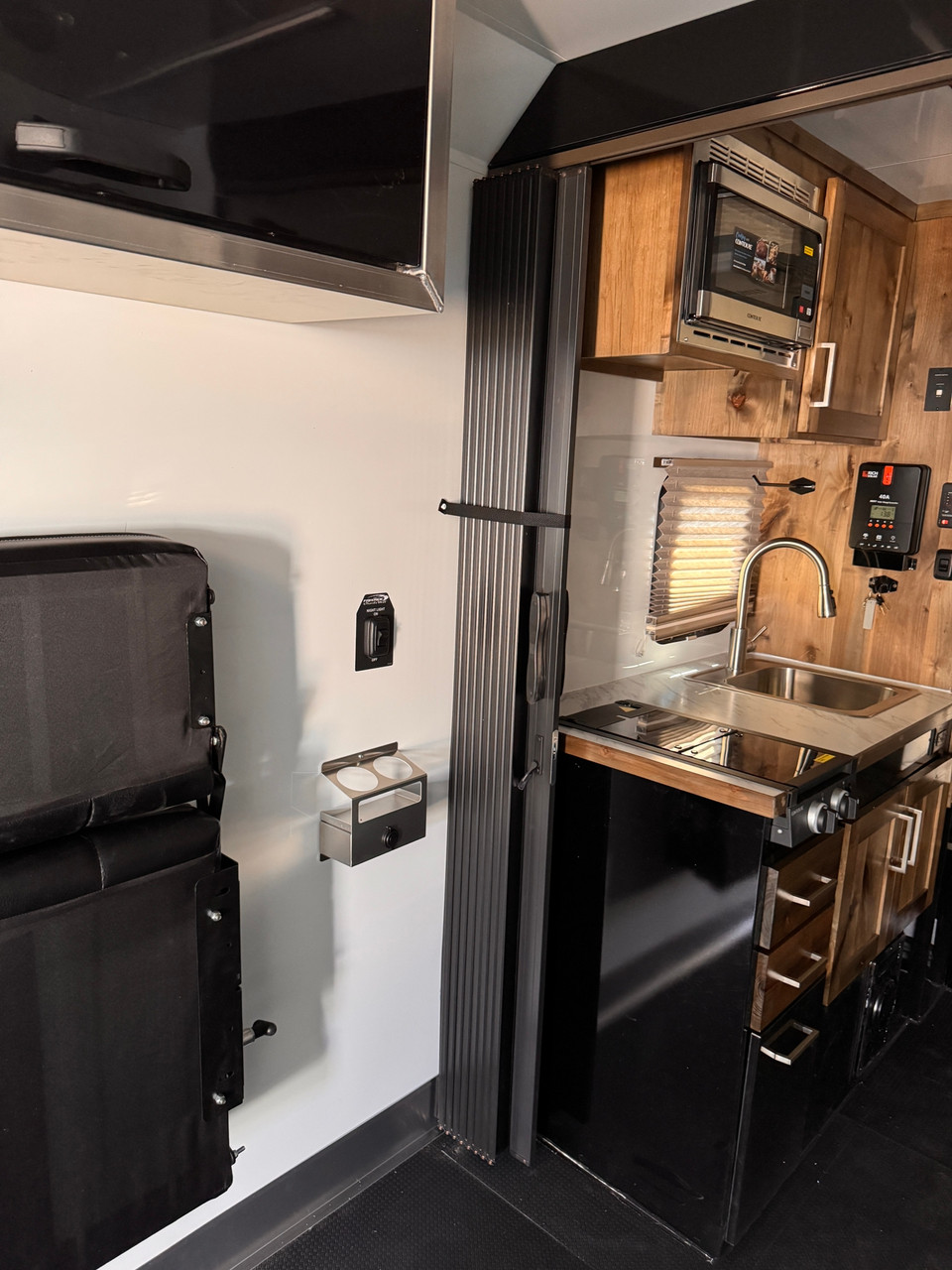 Trails West Trailers 2027 RPM FREERIDE 36' Powersport Trailer | Tandem Axle 18.6K, Living Quarters, Kitchen, Bathroom/Shower, Heated Floors