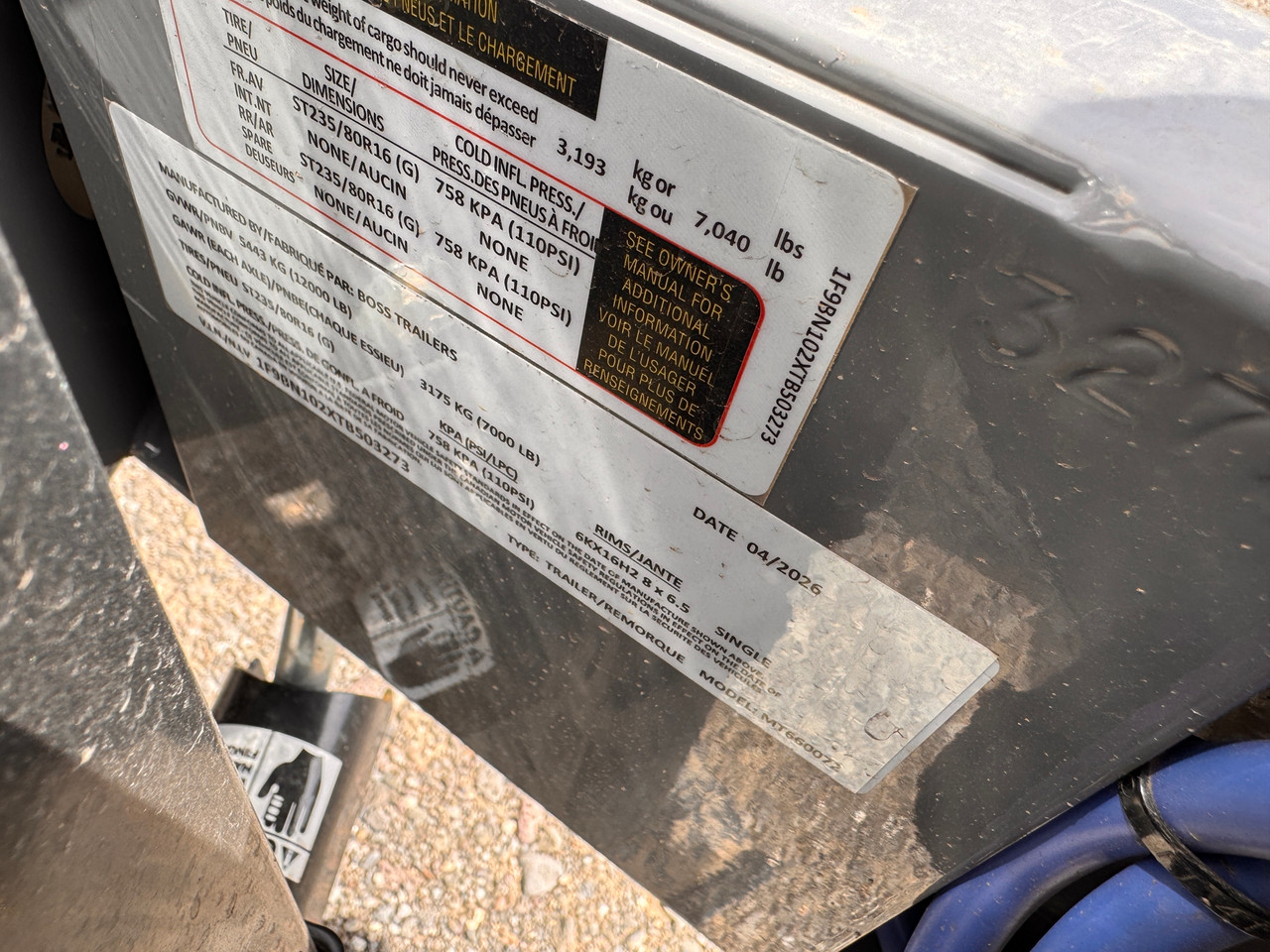 Boss Trailers 2026 660 Gallon Refueling Trailer | Tandem Axle 12K, 660 Gallon Multi-tank, 30 GPM Electric Start Gas Pump, Front/Rear Enclosure, 35' Hose Real, Flow Meter (DOT Legal)