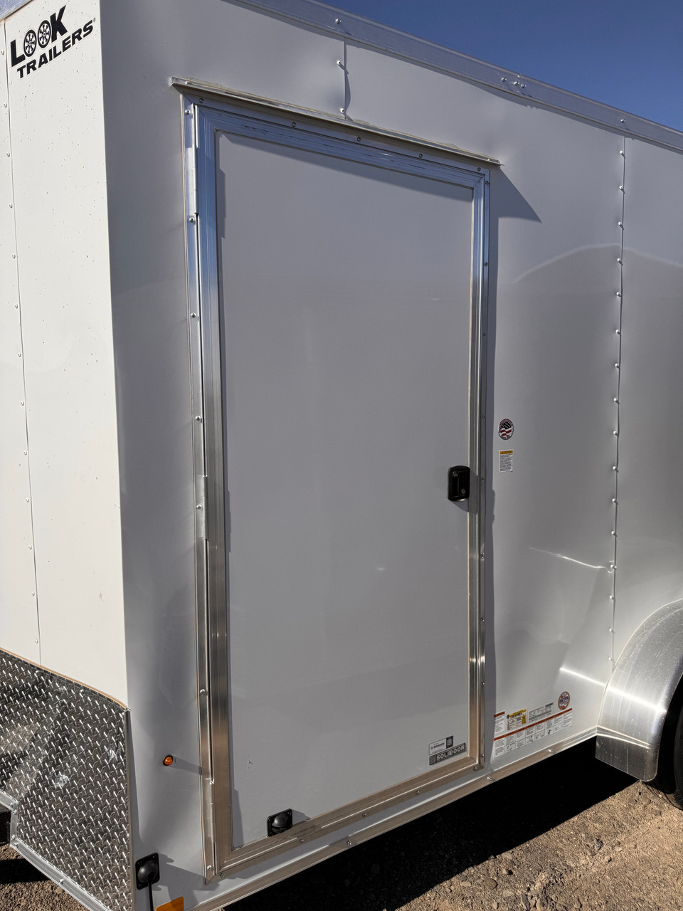 Look Trailers 2026 ST DLX 84"X14' N-Nose Cargo Trailer | Tandem Axle 7K, 7' Tall, Rear Ramp Door