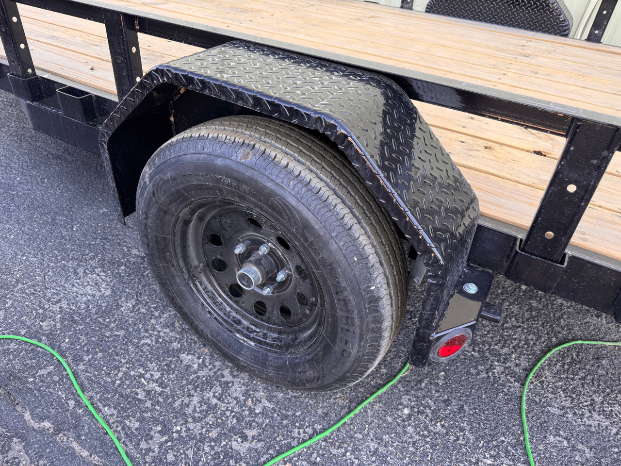P.J. Trailers 2027 U8 83"X12' Utility Trailer | Single Axle, Rear Rampgate