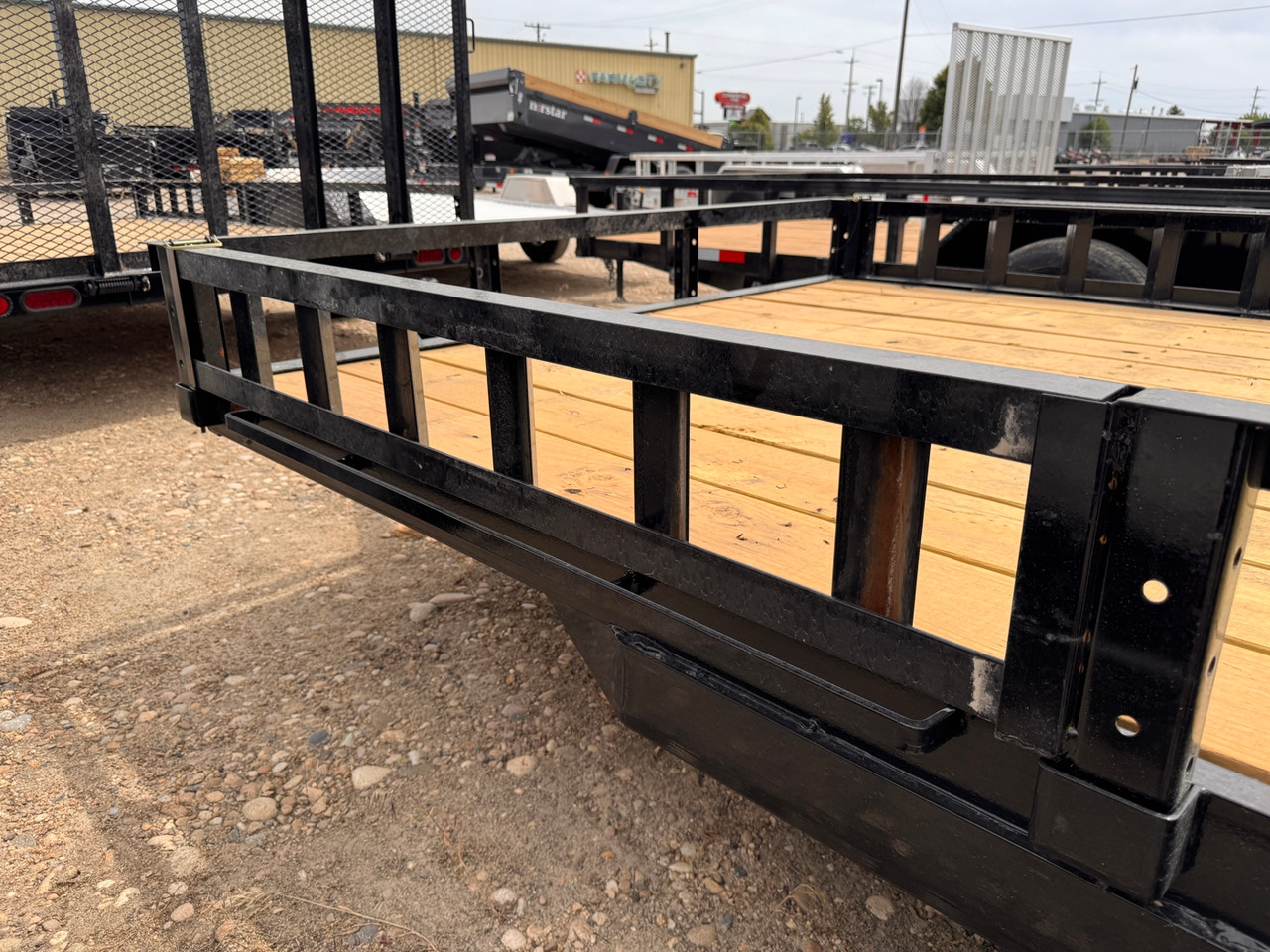 P.J. Trailers 2027 U8 83"X14' Utility Trailer | Single Axle, Rear Rampgate, ATV Side Load Ramps