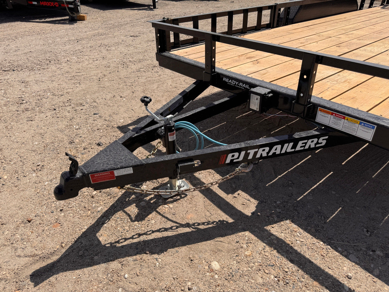 P.J. Trailers 2027 UL 83"X16' Utility Trailer | Tandem Axle, Rear Rampgate, ATV Side Load Ramps