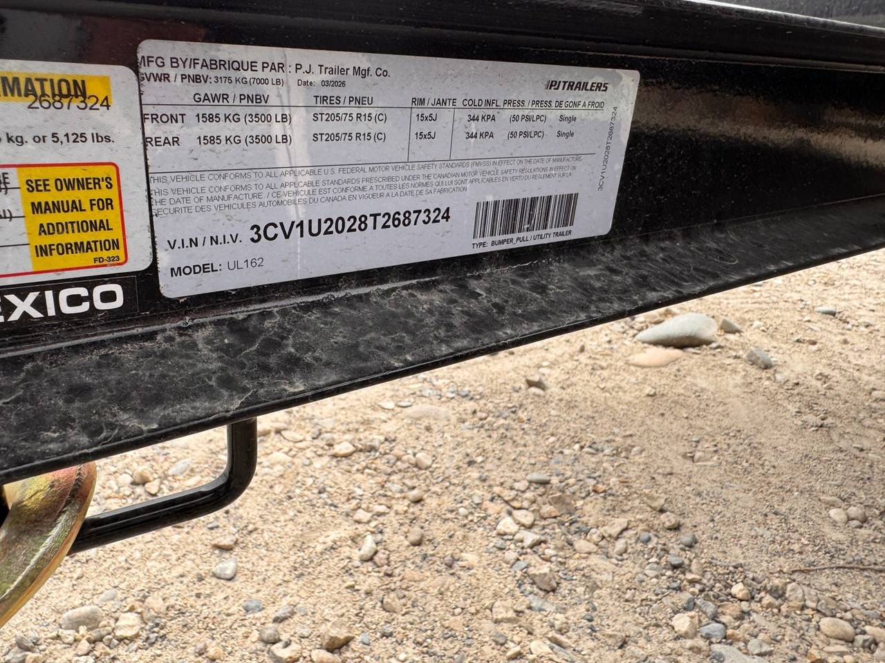P.J. Trailers 2027 UL 83"X16' Utility Trailer | Tandem Axle, Rear Rampgate, ATV Side Load Ramps