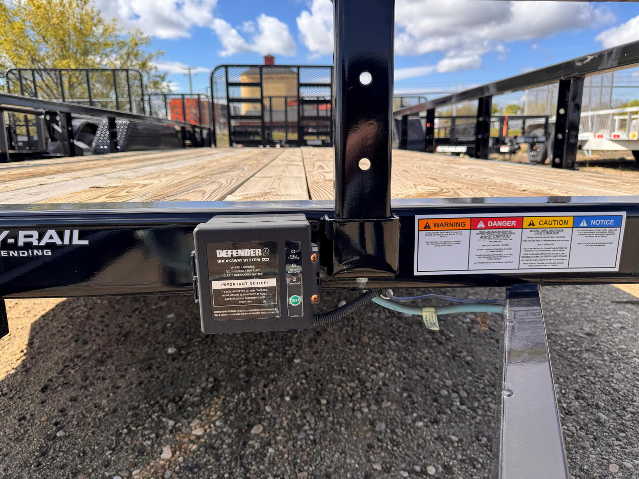 P.J. Trailers 2025 UL 83"X22' Utility Trailer | Tandem Axle 7K, HD Rampgate, Diamond Plate Fenders, Square Tube Rails, 12" OC Crossmembers, Dovetail
