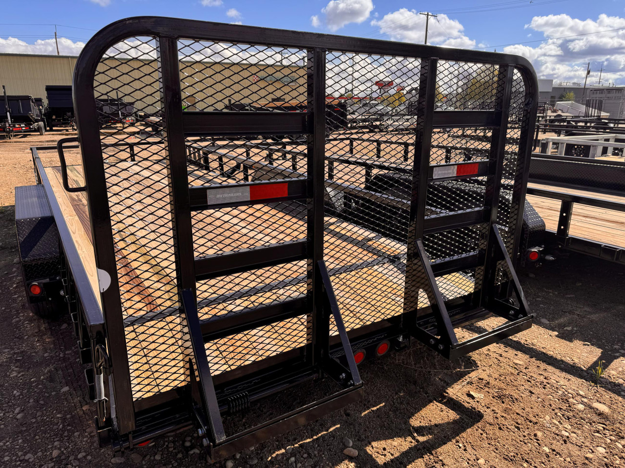P.J. Trailers 2025 UL 83"X22' Utility Trailer | Tandem Axle 7K, HD Rampgate, Diamond Plate Fenders, Square Tube Rails, 12" OC Crossmembers, Dovetail