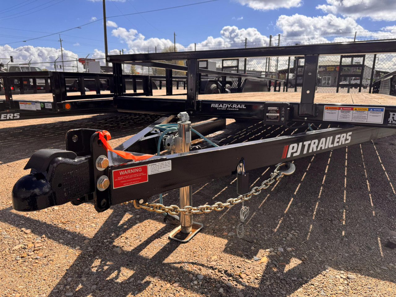 P.J. Trailers 2025 UL 83"X22' Utility Trailer | Tandem Axle 10K, HD Rampgate, Diamond Plate Fenders, Square Tube Rails, 12" OC, Dovetail