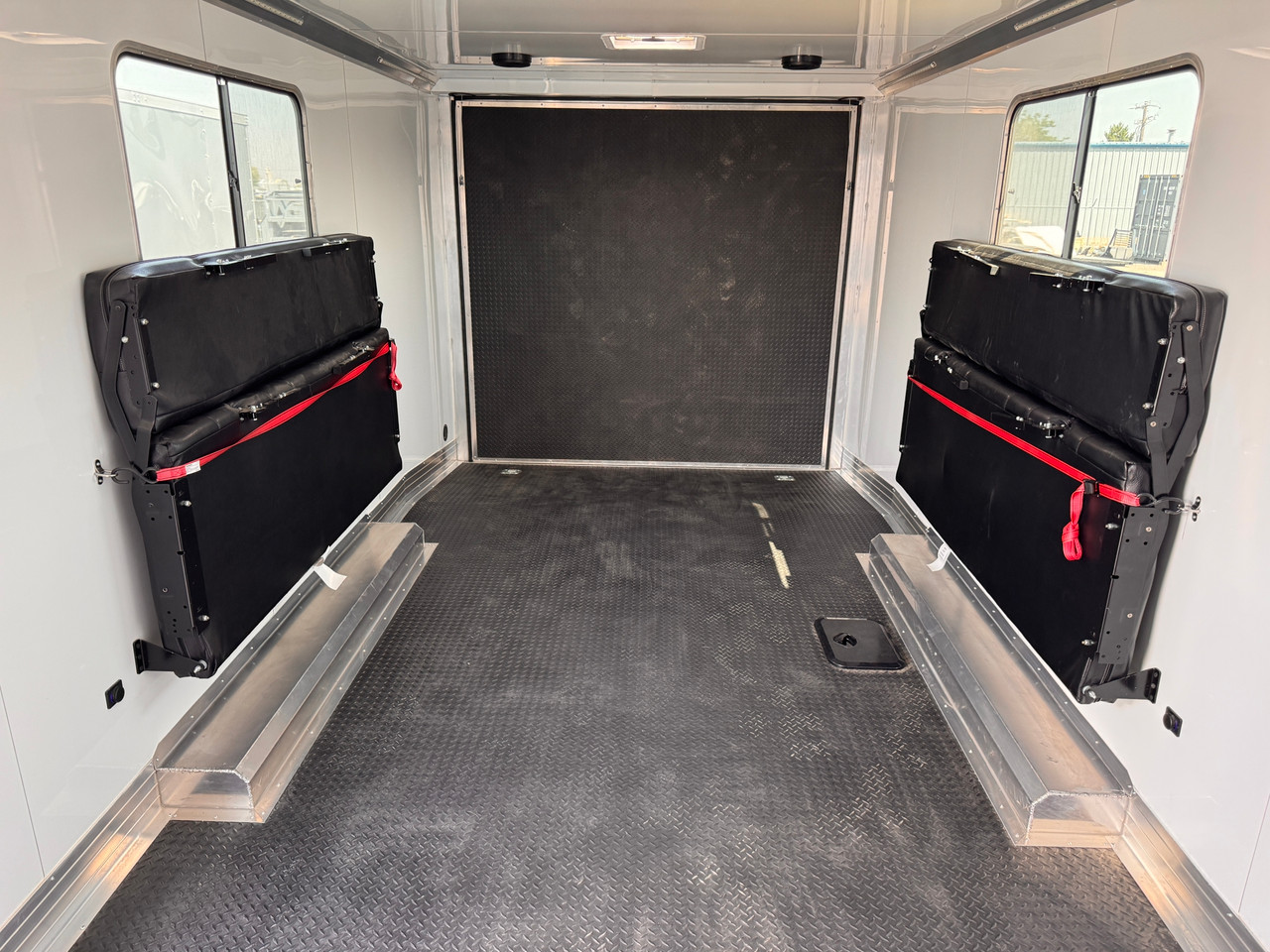 Rover Trailers 2024 WEEKENDER 100"X24' Powersports Trailer | Tandem Axle 9.99K, Bathroom/Shower, Cooktop /Fridge, Fold Down Bench Beds, AC/Heat