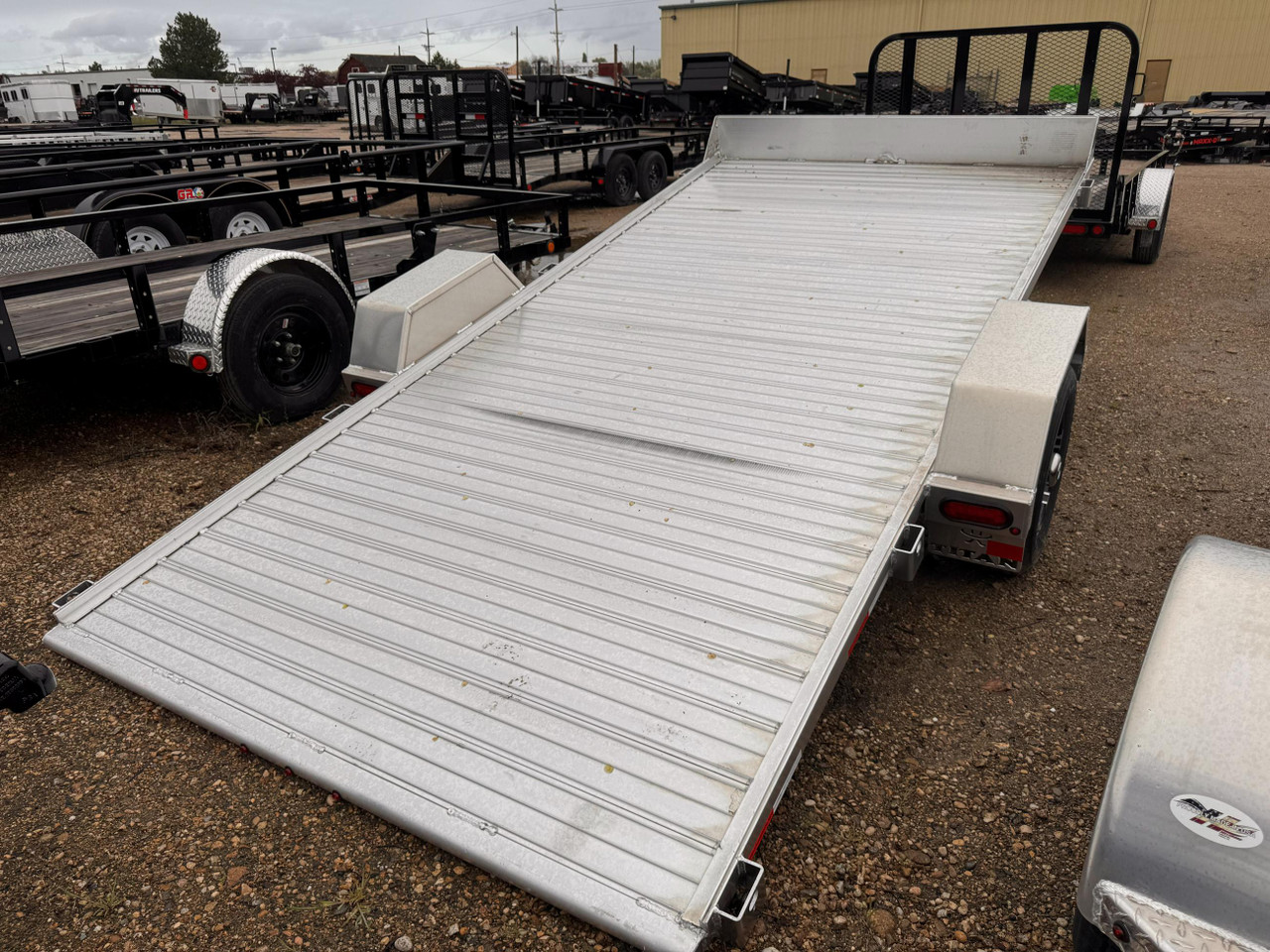 Titan Trailers 2026 80"X14' Gravity Tilt Trailer | Single Axle 2.99K, Aluminum, Brake Axle