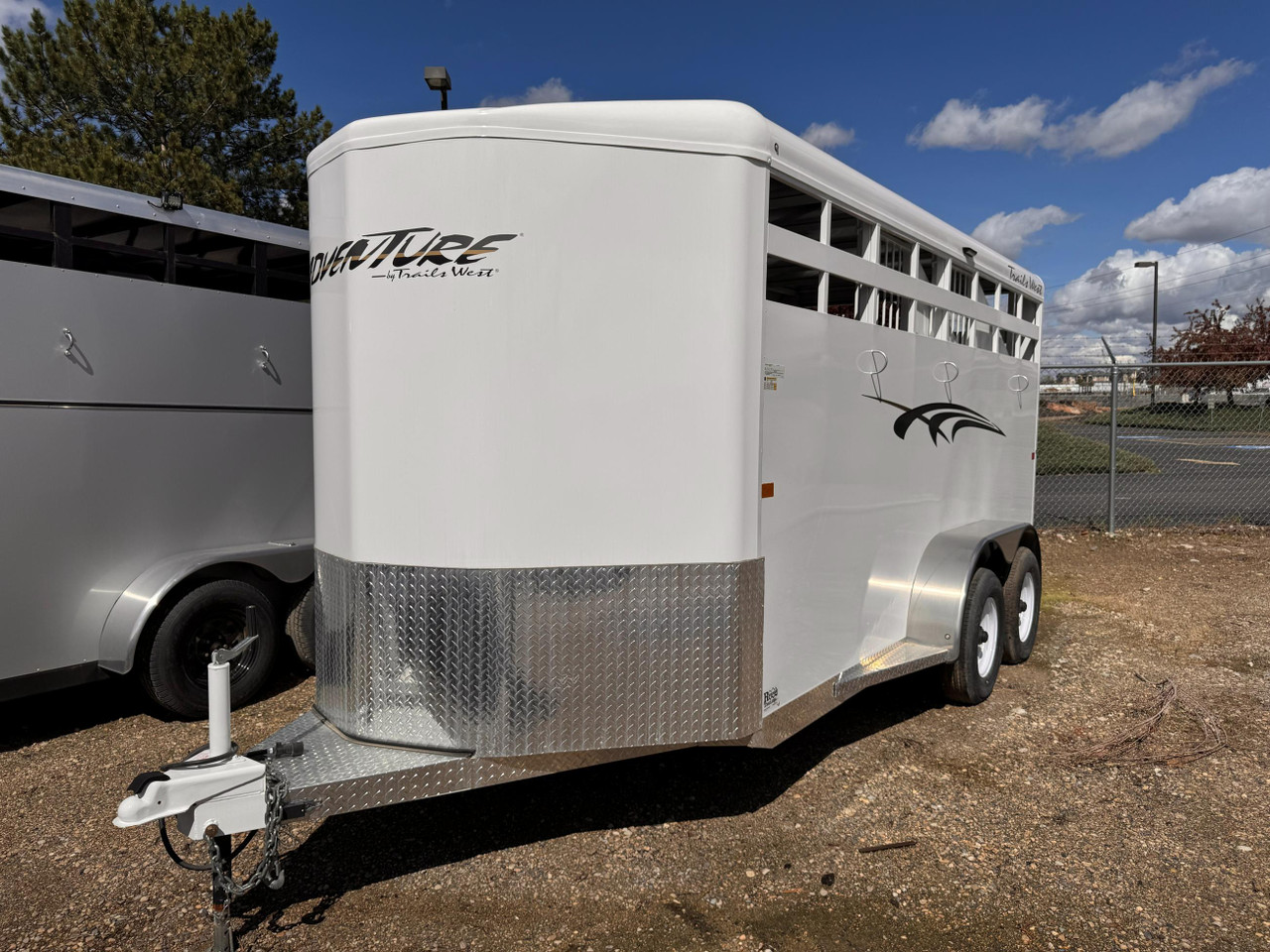 Trails West Trailers 2024 ADVENTURE Horse Trailer | Tandem Axle 9.98K, 3H Adventure High Side Convenience Package