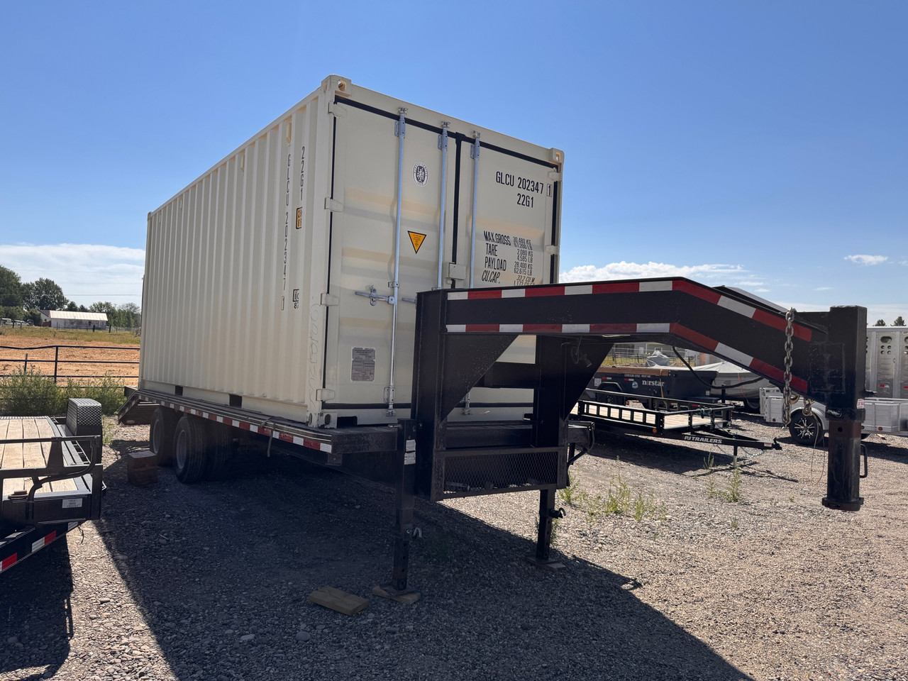 Carry On Trailers 2018 25' Flatbed Trailer | Tandem Axle 20K, Dual Tires, Dovetail, With 2 Flipover Ramps