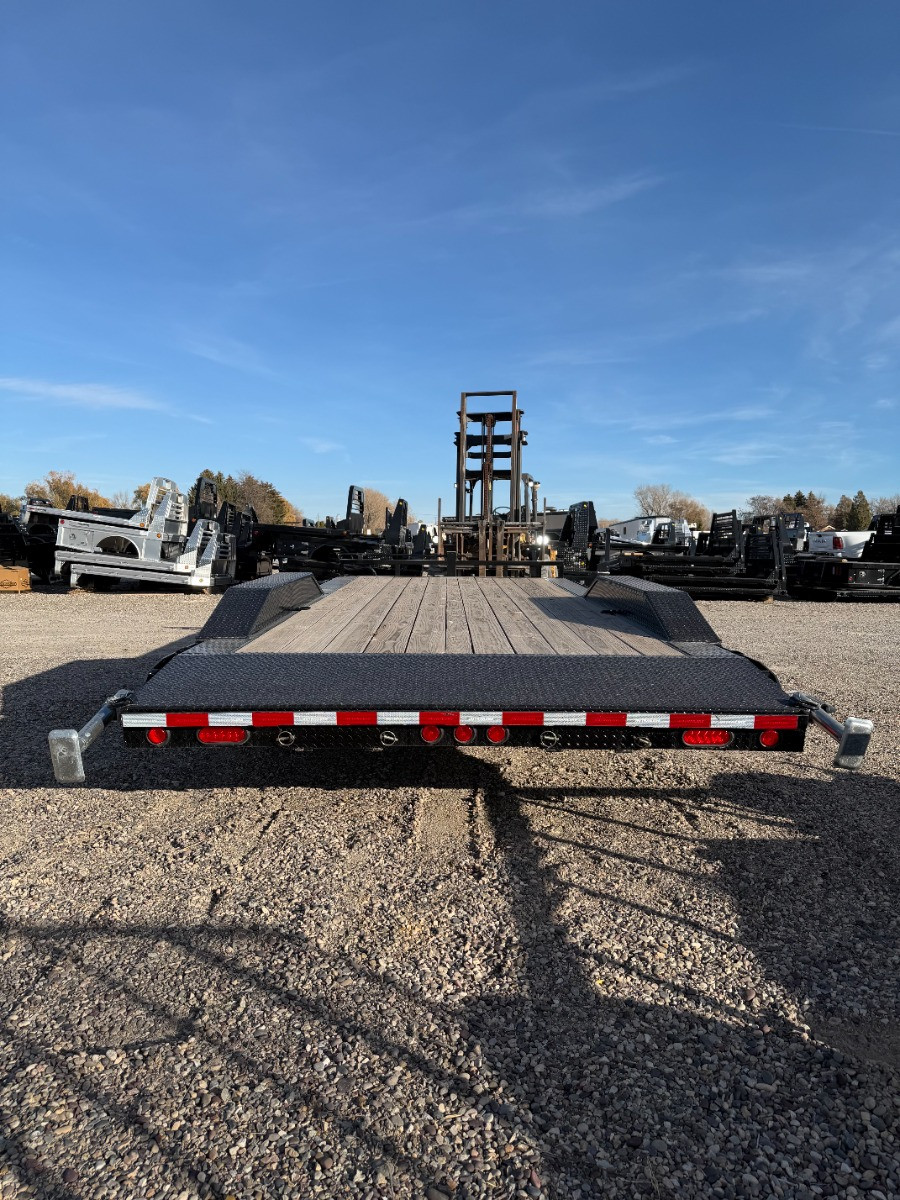 P.J. Trailers 2024 B6 20' Buggy Hauler Trailer | Tandem Axle, Diamond Plate Drive Over Steel Fenders, Dovetail, Rear Support Jacks, Slide In Ramps