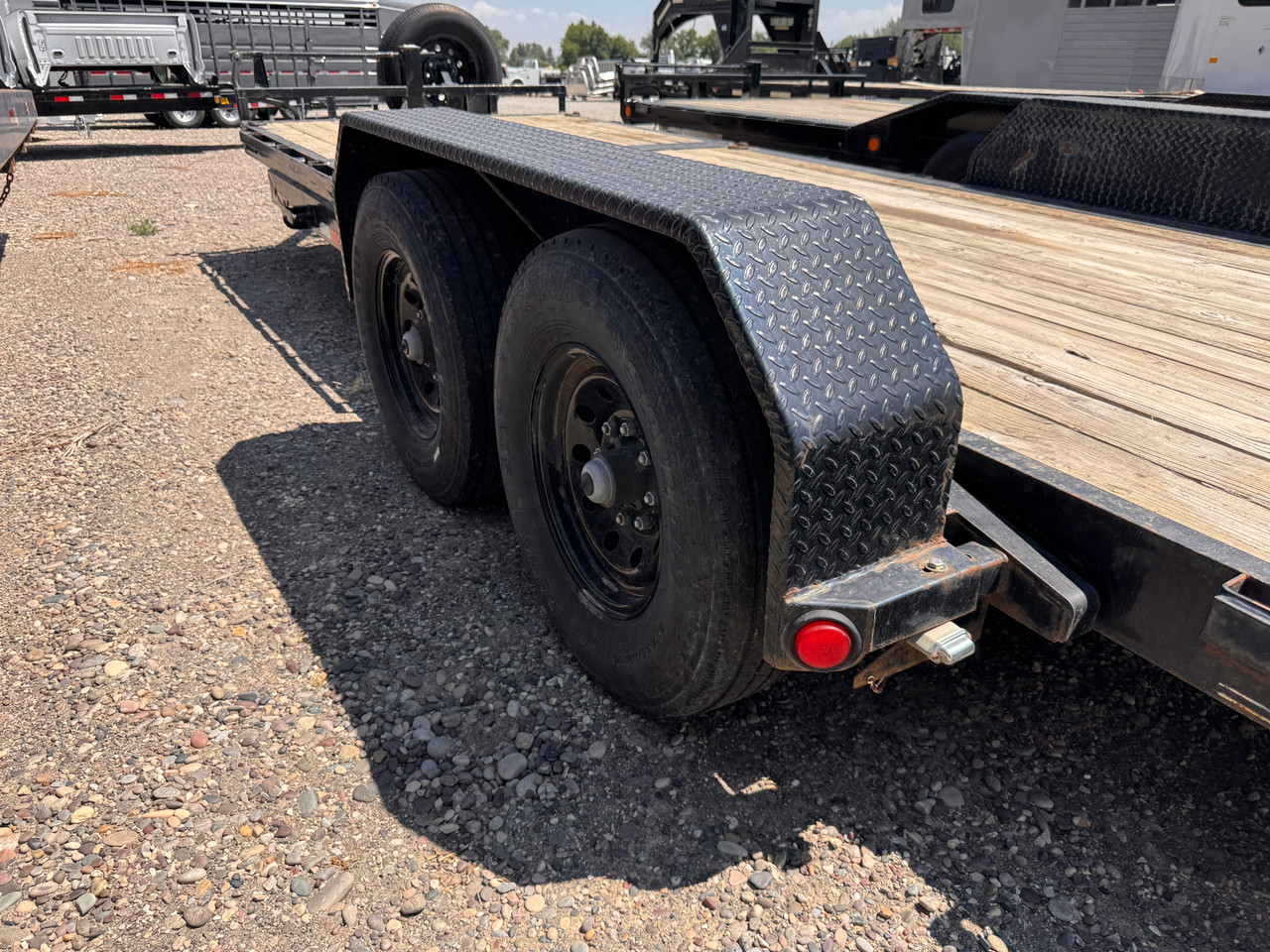 P.J. Trailers 2021 T6 22' Tilt Trailer | Tandem Axle 14K, Torsion Axles, 14 Ply , 6' Statonary, 16' Tilt Deck, Extended Tongue, Tool Basket, Spare Tire and Mount