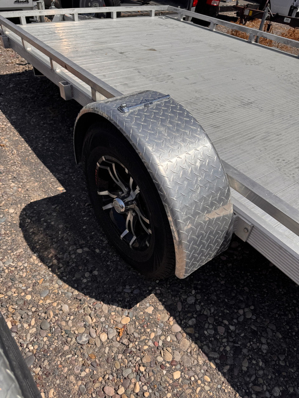 Primo Trailers 2024 84"X14' Utility Trailer | Single Axle 2.99K, All Aluminum, Torsion Axle, Aluminum Deck, Low Profile Rail, Rear Ramp Gate