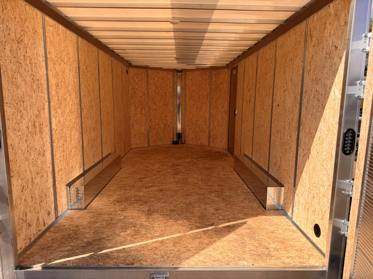 Alcom Trailers 2026 STEALTH 102"X16' Contractor Cargo Trailer | Tandem Axle 9.99K, Barn Doors, Rear Ramps, Ladder Rack