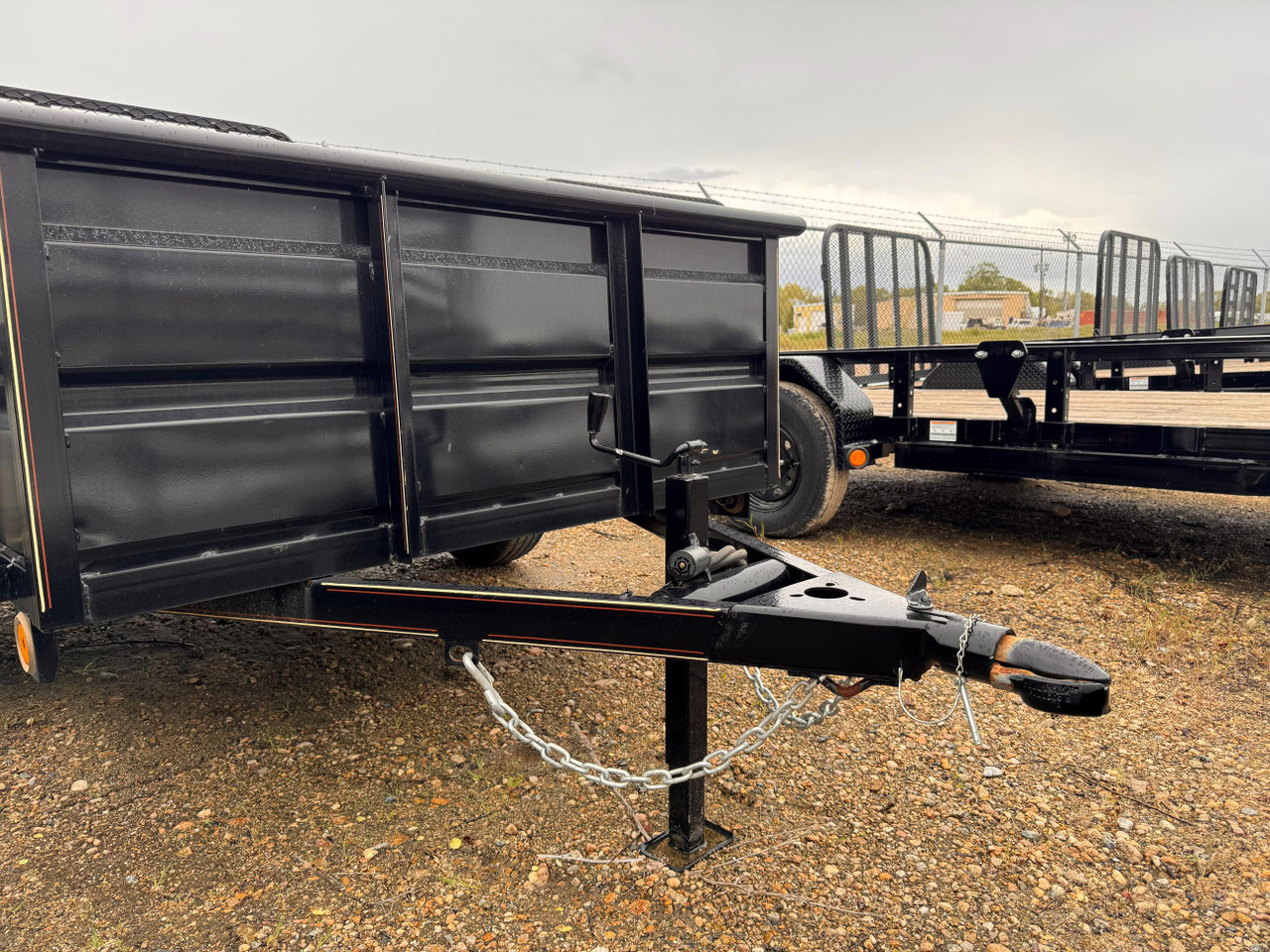 GR Trailers 2024 60"X8' Landscape Utility Trailer | Single Axle, 2' Solid Sides Rampgate
