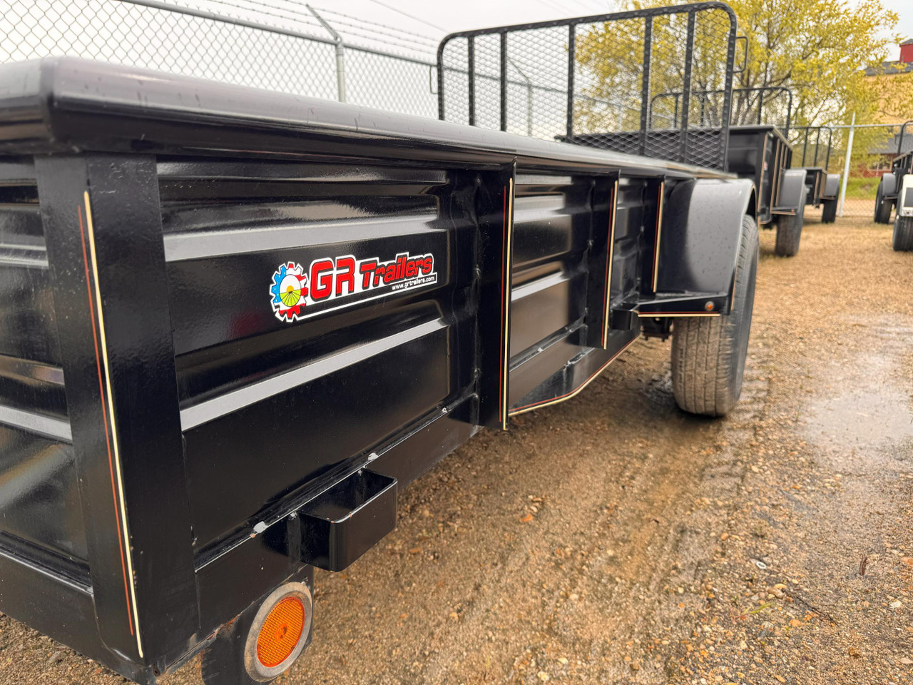 GR Trailers 2024 72"X12' Landscape Utility Trailer | Single Axle 2.99K, Closed Sides, Rampgate