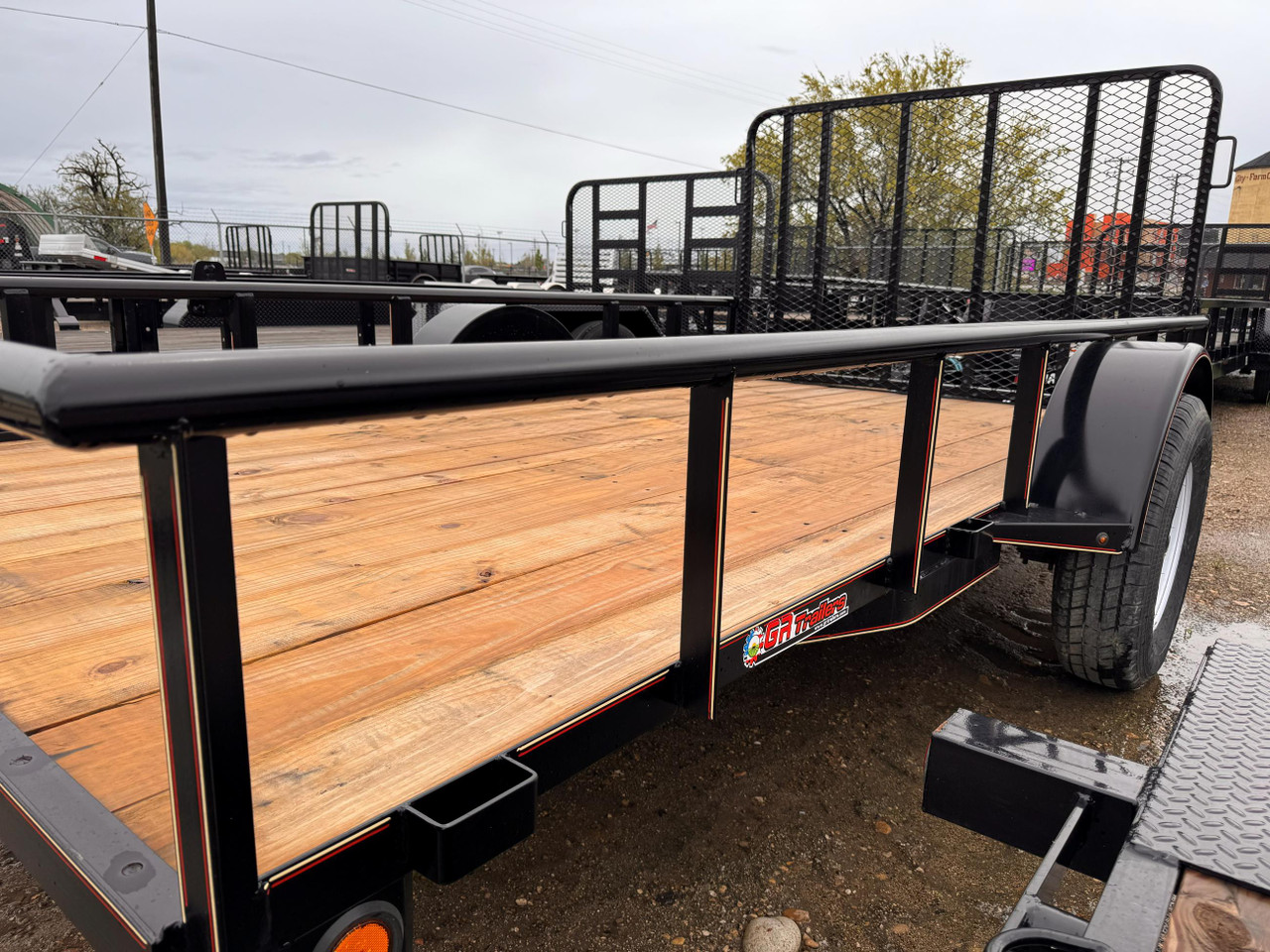 GR Trailers 2026 77"X12' Utility Trailer | Single Axle, Pipetop Rails