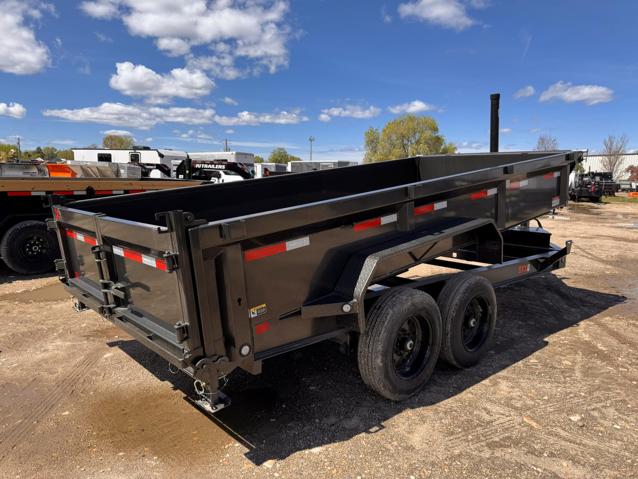 Maxx-D Trailers 2025 DTX 83"X16' Telescopic Dump Trailer | Tandem Axle 16K, 24" Sides