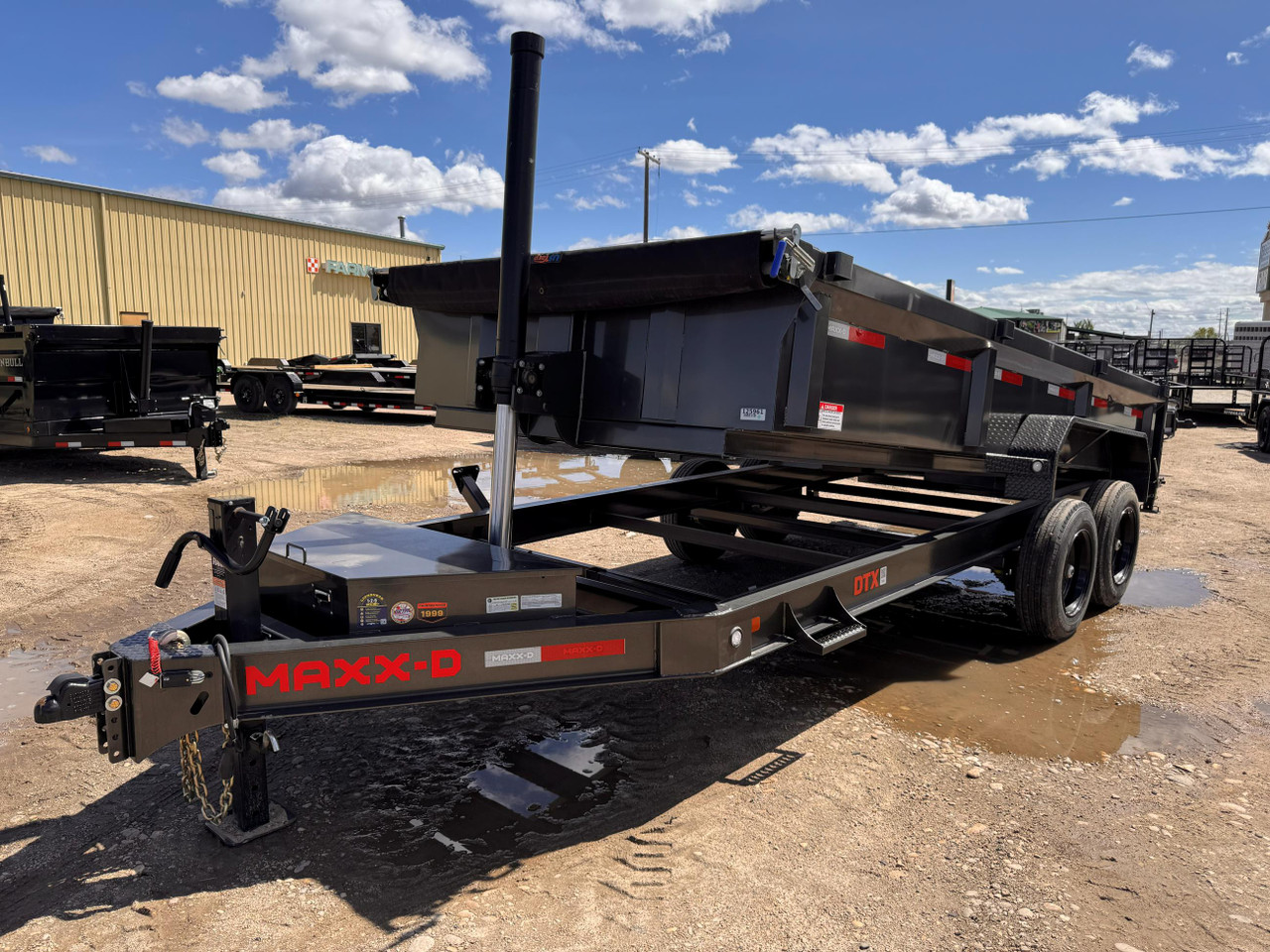 Maxx-D Trailers 2025 DTX 83"X16' Telescopic Dump Trailer | Tandem Axle 16K, 24" Sides
