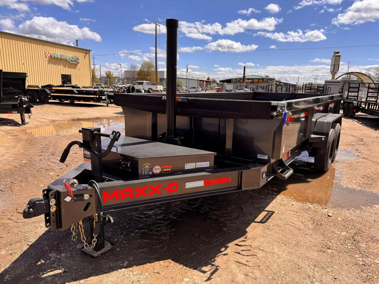 Maxx-D Trailers 2025 DTX 83"X16' Telescopic Dump Trailer | Tandem Axle 16K, 24" Sides