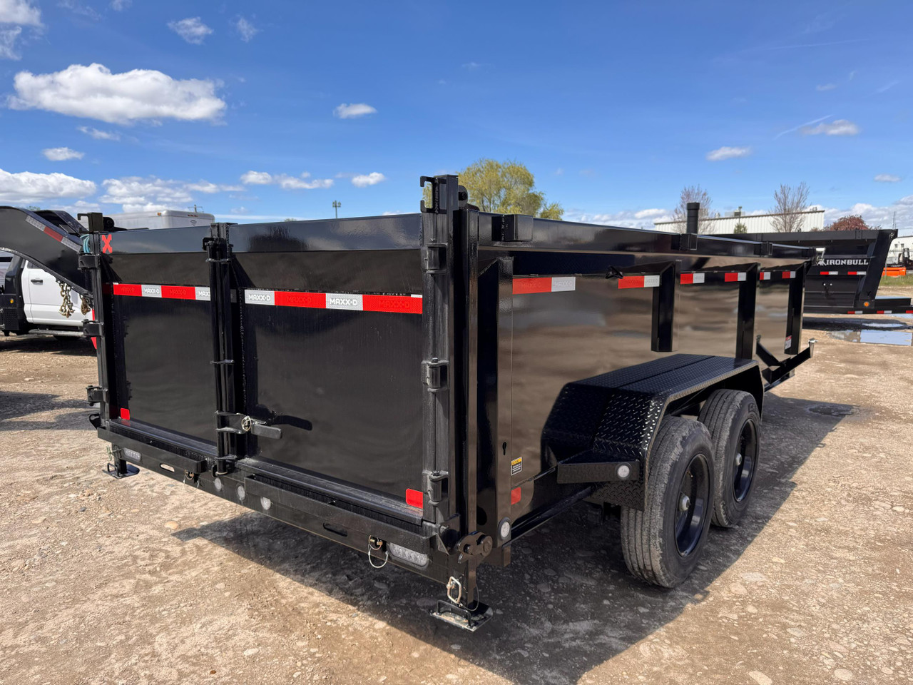 Maxx-D Trailers 2025 DTX 83"X16' Telescopic Dump Trailer | Tandem Axle 16K, 36" Sides