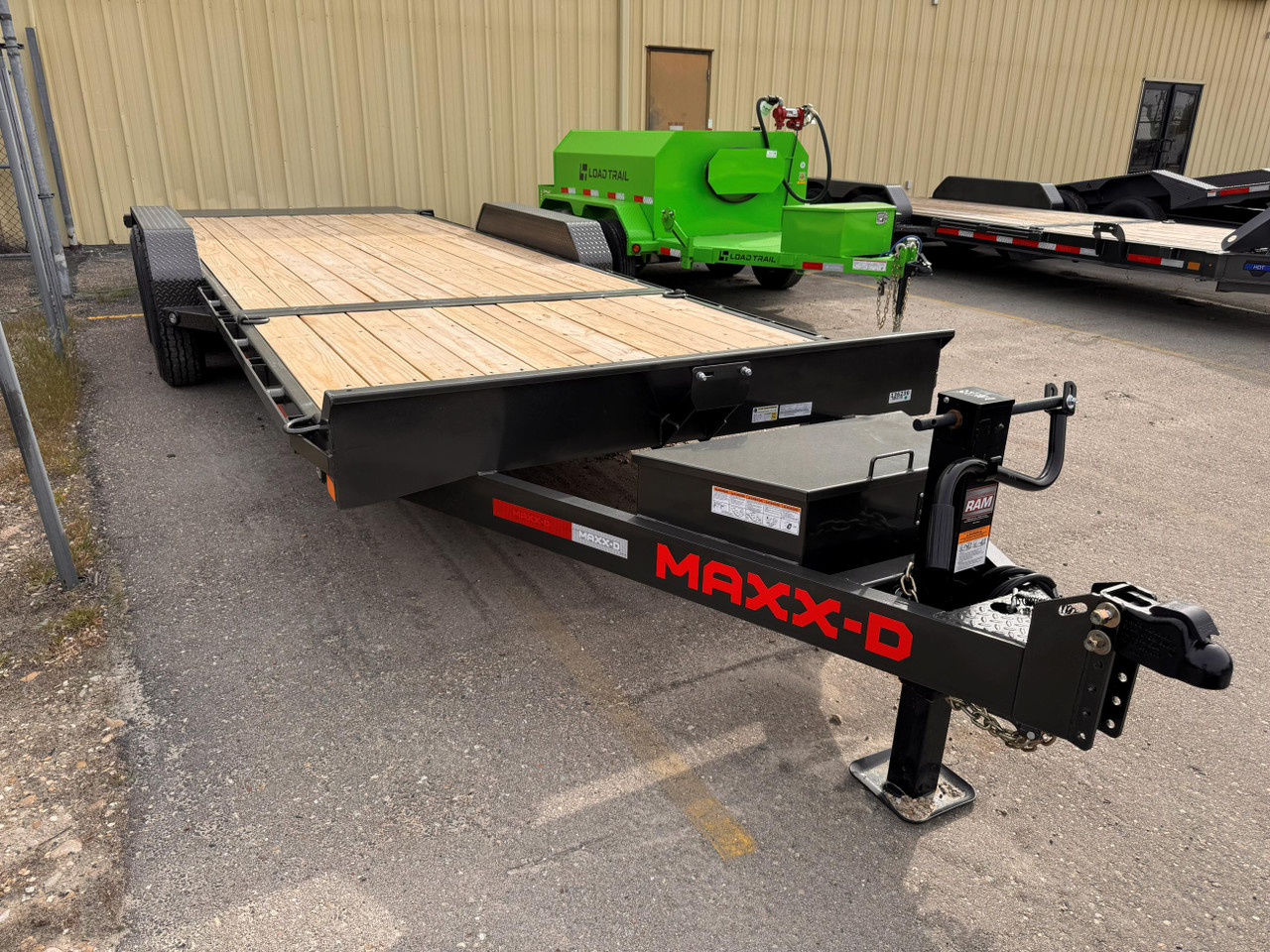 Maxx-D Trailers 2026 G6B 83"X22' Low Profile Gravity Tilt Trailer | Tandem Axle 14K, Torsion Axles, Spare Tire