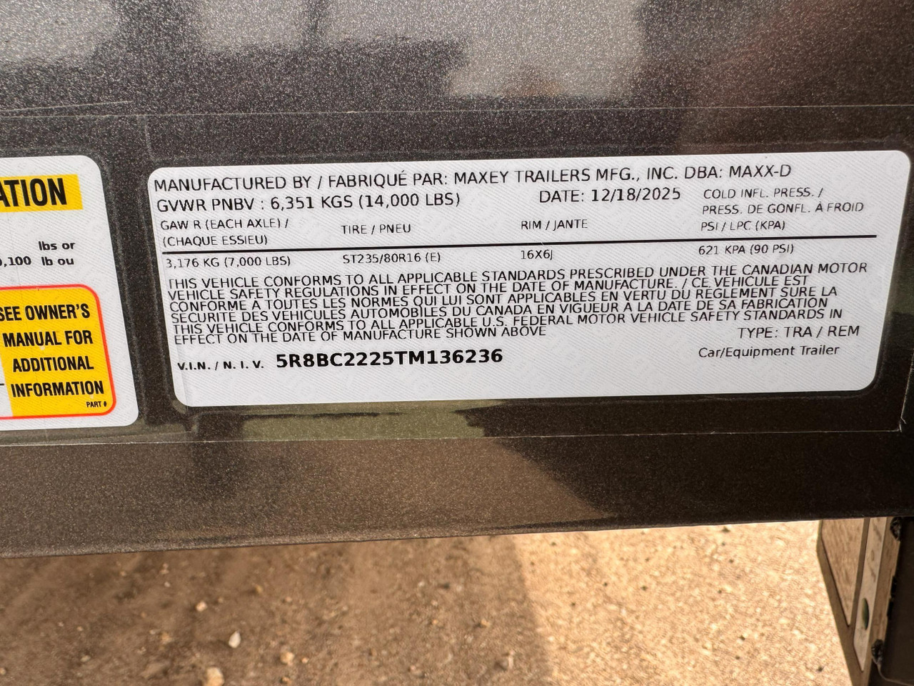 Maxx-D Trailers 2026 G6B 83"X22' Low Profile Gravity Tilt Trailer | Tandem Axle 14K, Torsion Axles, Spare Tire